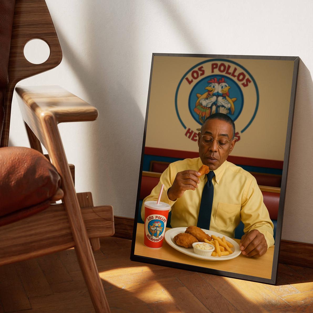 Gus Fring Breaking Bad Los Pollos Hermanos poster sfeerbeeld 3