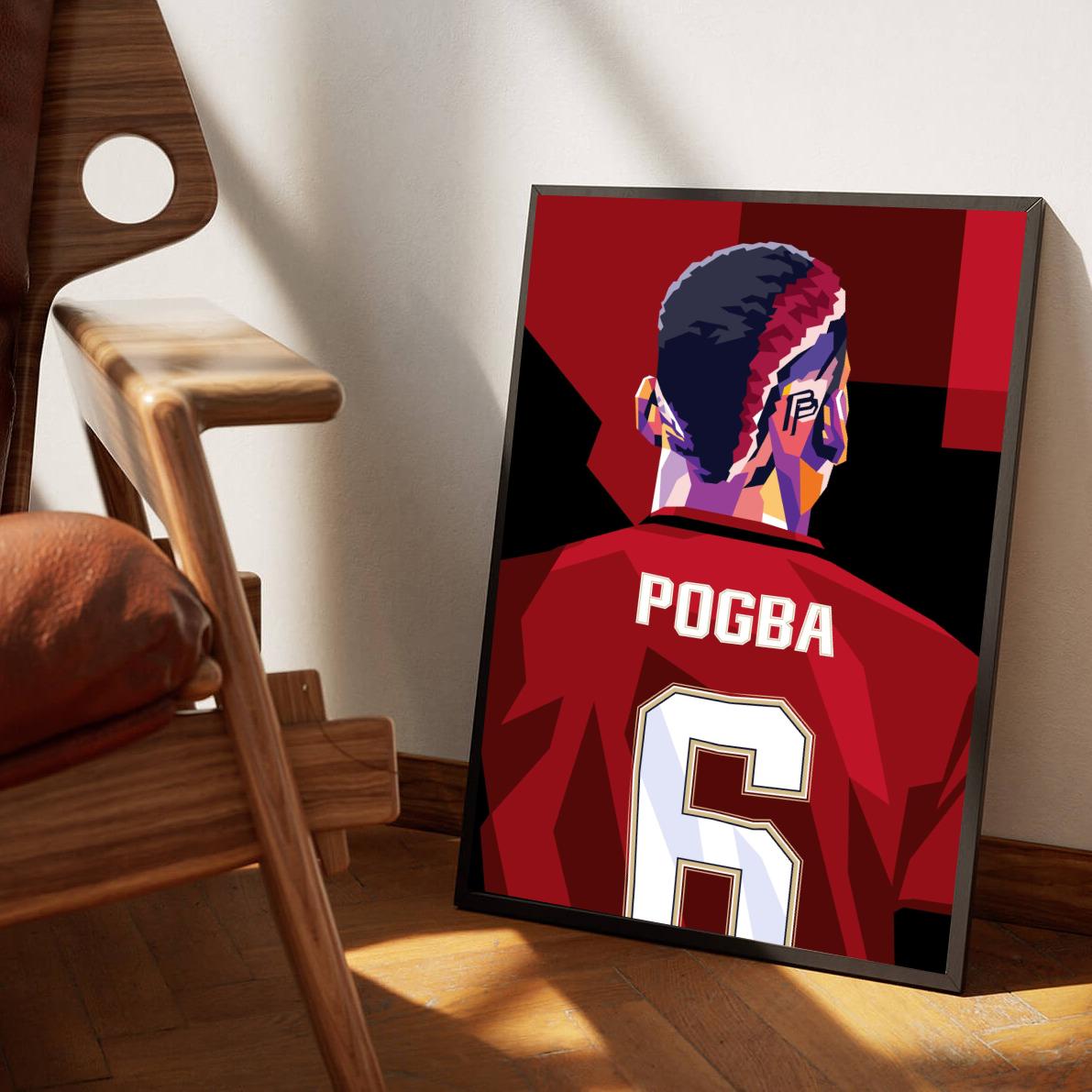 Paul Pogba Pop Art poster sfeerbeeld 1