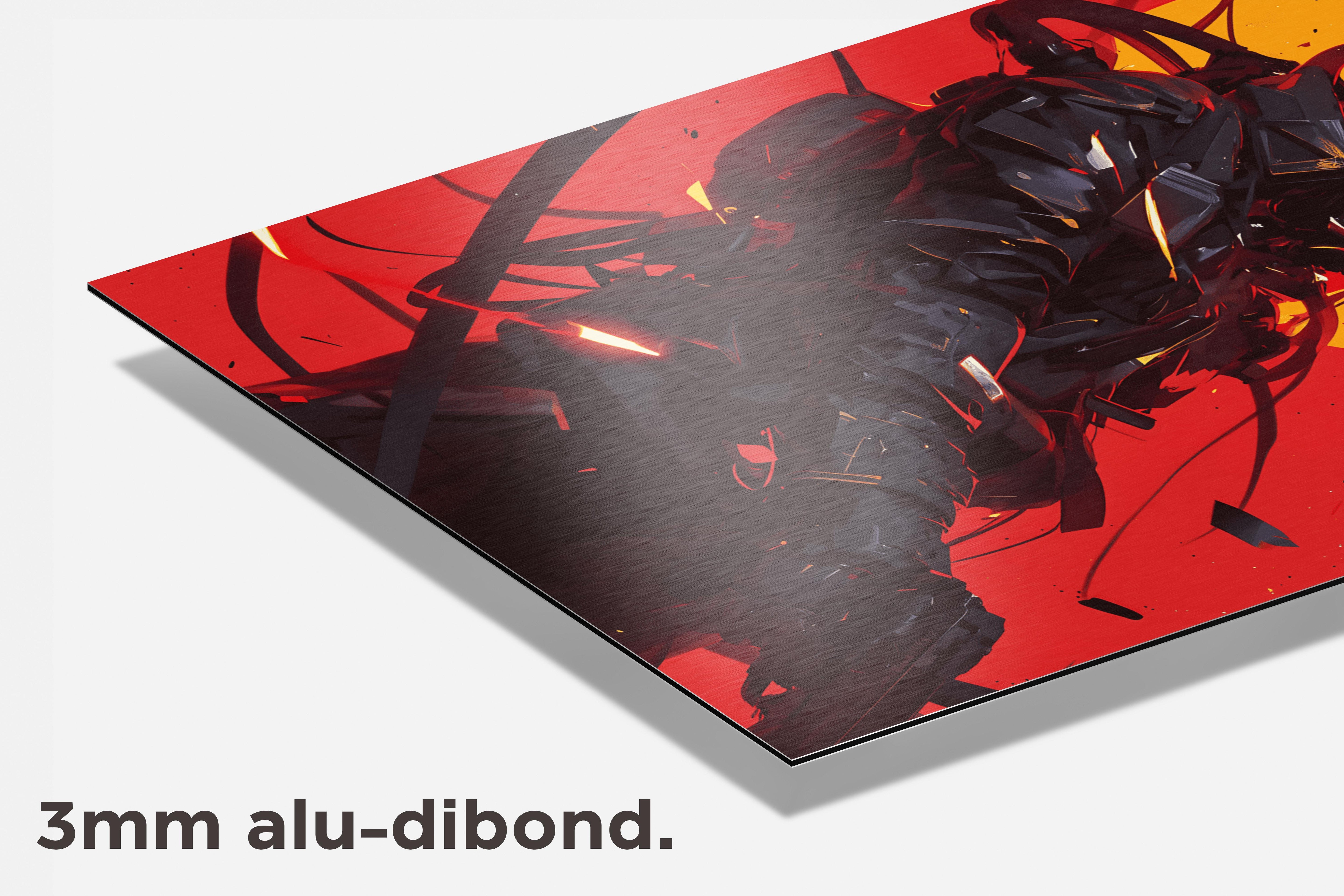 Futuristische Assassin dibond detail