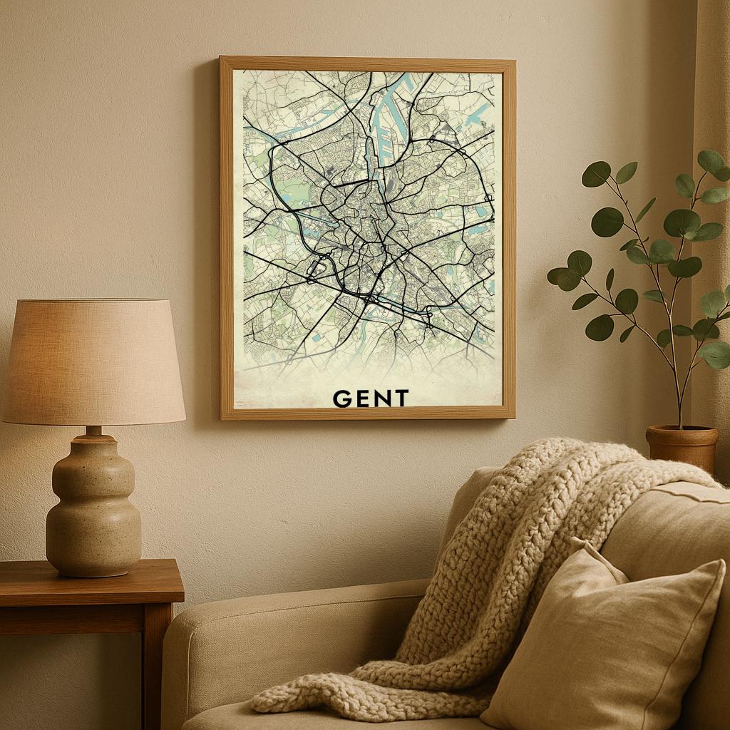 Gent Vintage poster sfeerbeeld 2
