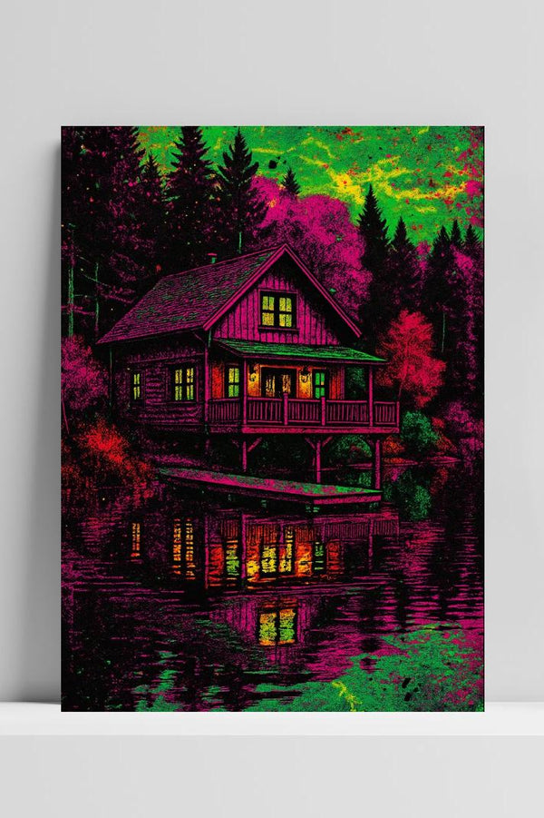 Póster Cottage Lake