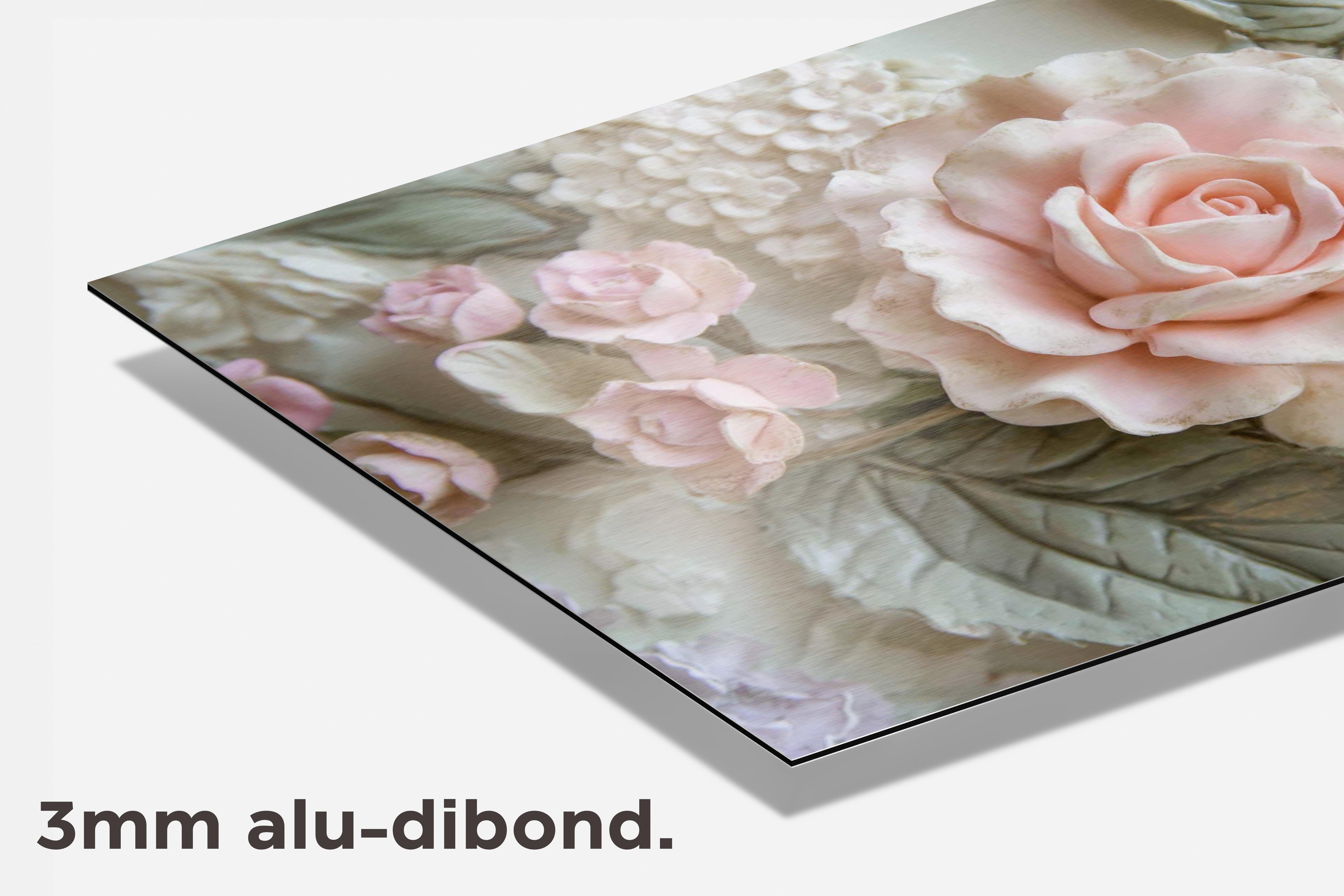 Bloemen Pastel dibond detail