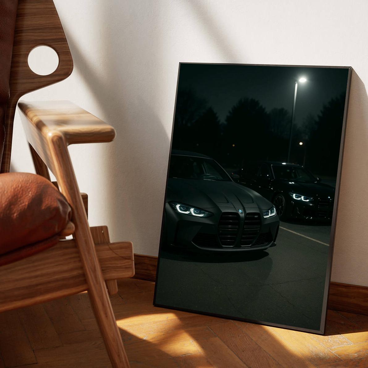 BMW Cars Night poster sfeerbeeld 1