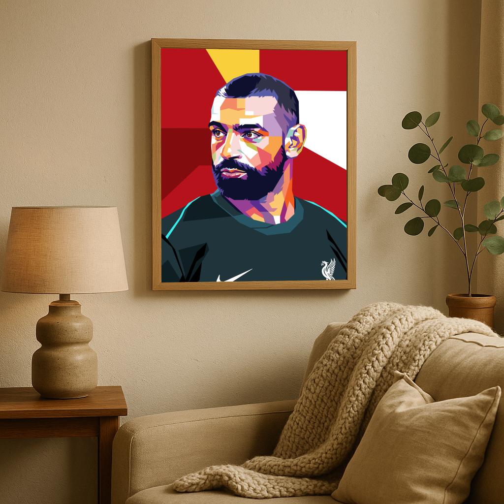 Mohamed Salah Red poster sfeerbeeld 2