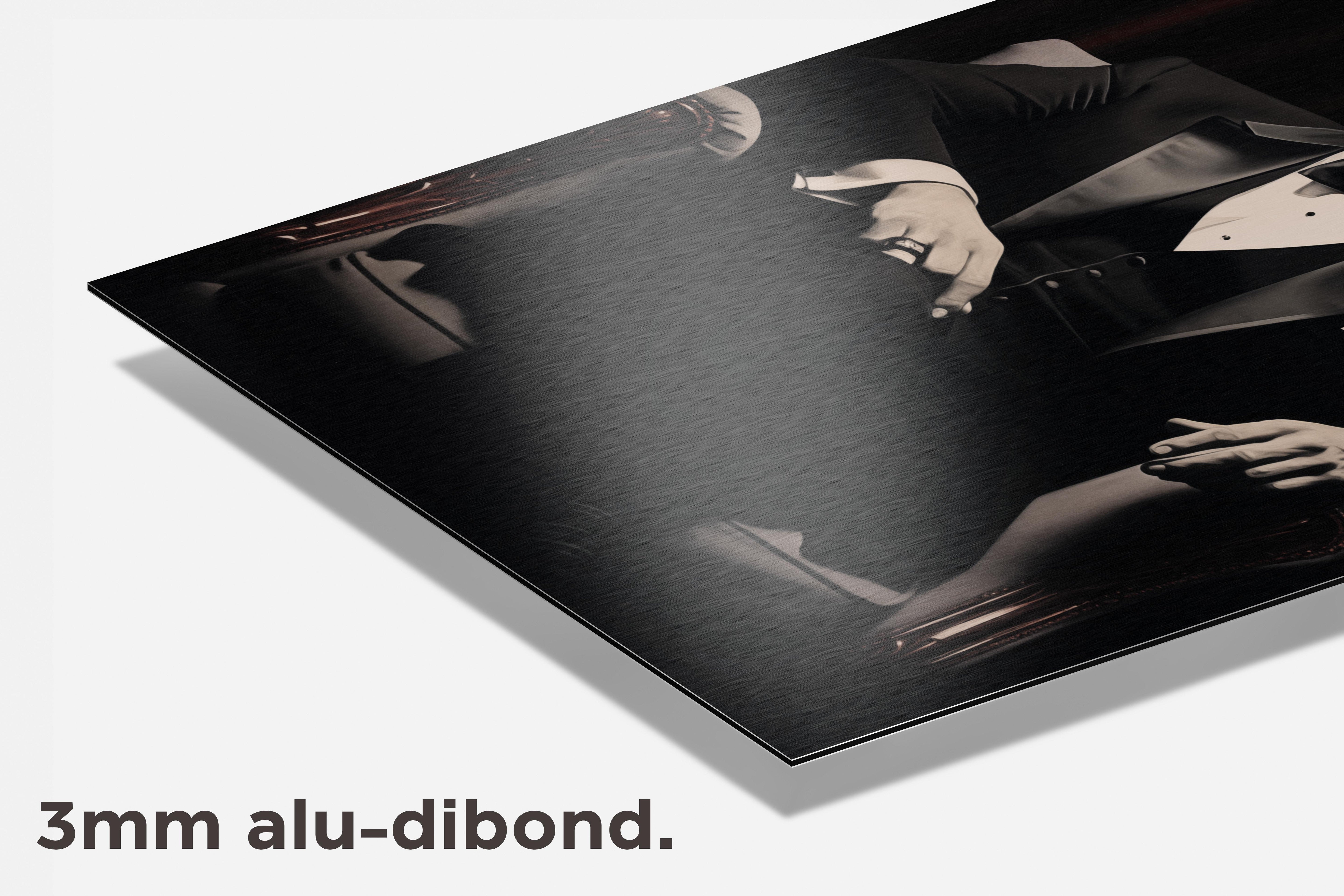 Don Corleone dibond detail