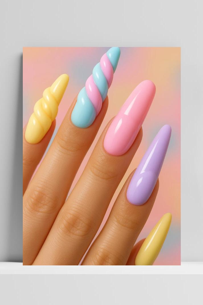 Nail Art Pastel poster van 25 Artstreet