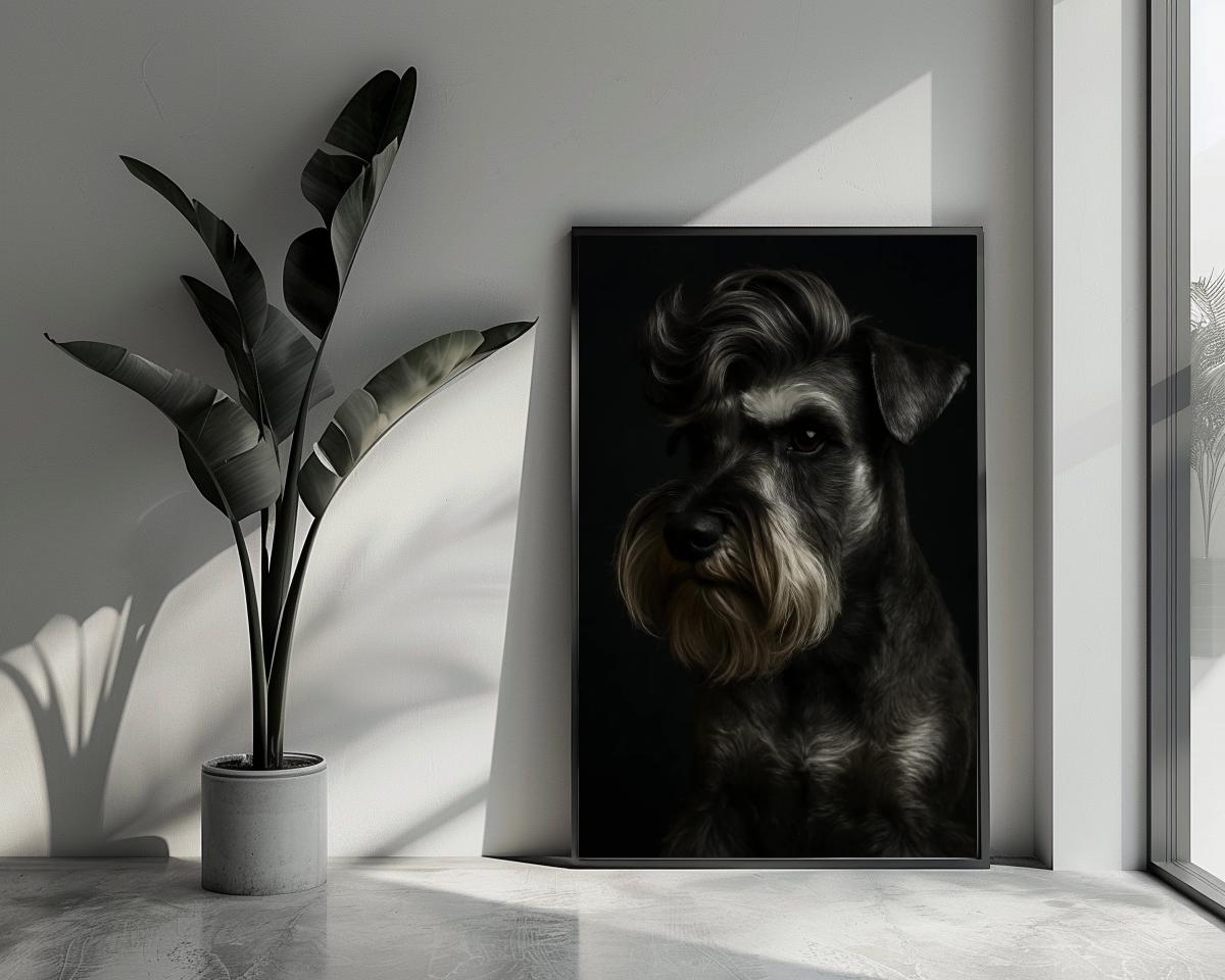 Schnauzer Dog poster van 25 Artstreet