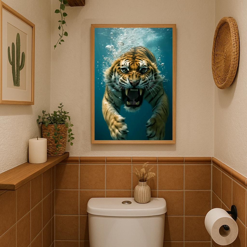 Tiger Underwater poster sfeerbeeld 3