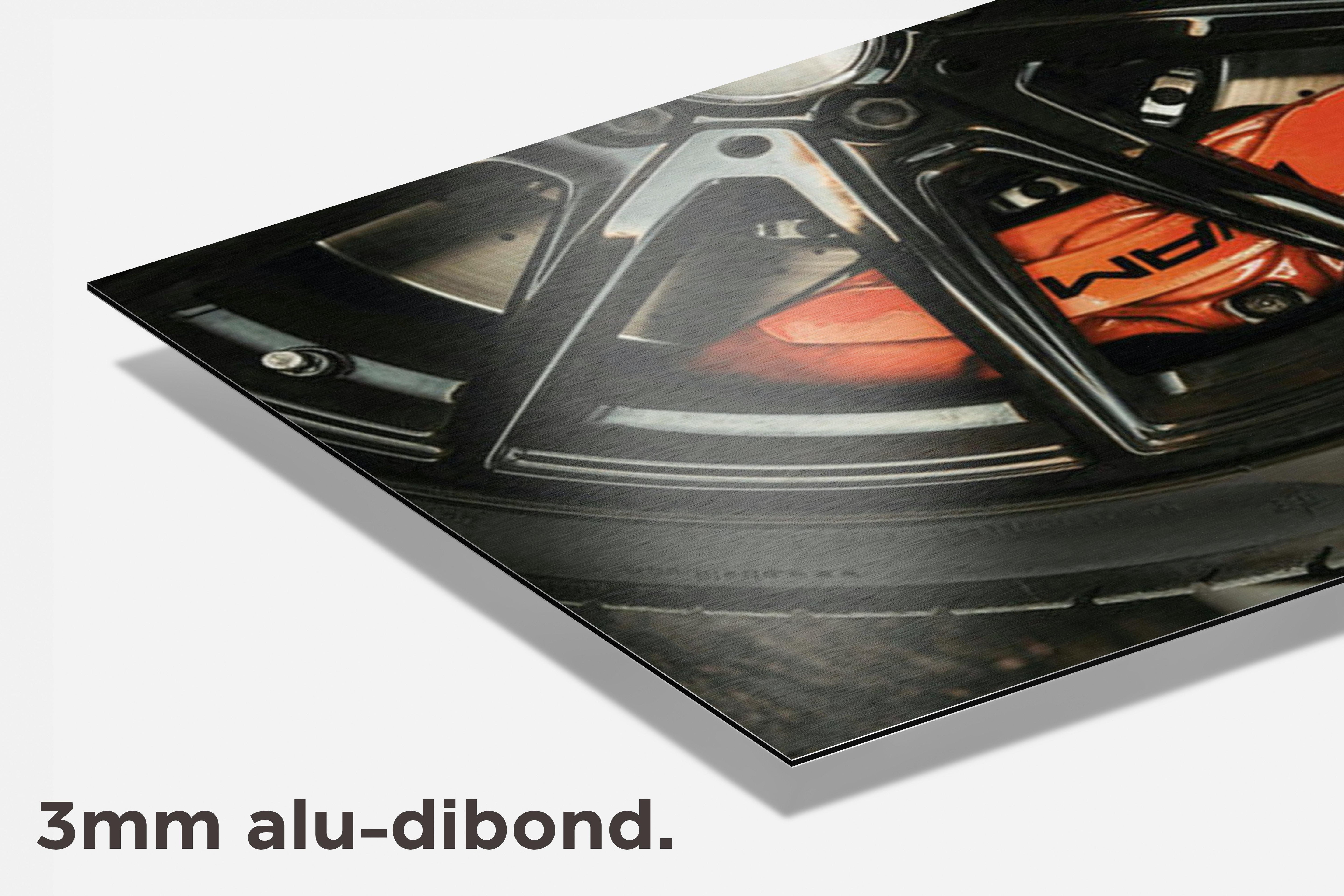 AMG Remschijf dibond detail