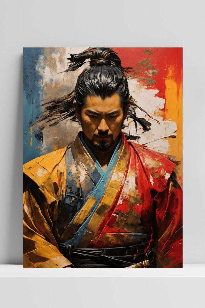 Samurai Verf op 3mm aluminium dibond