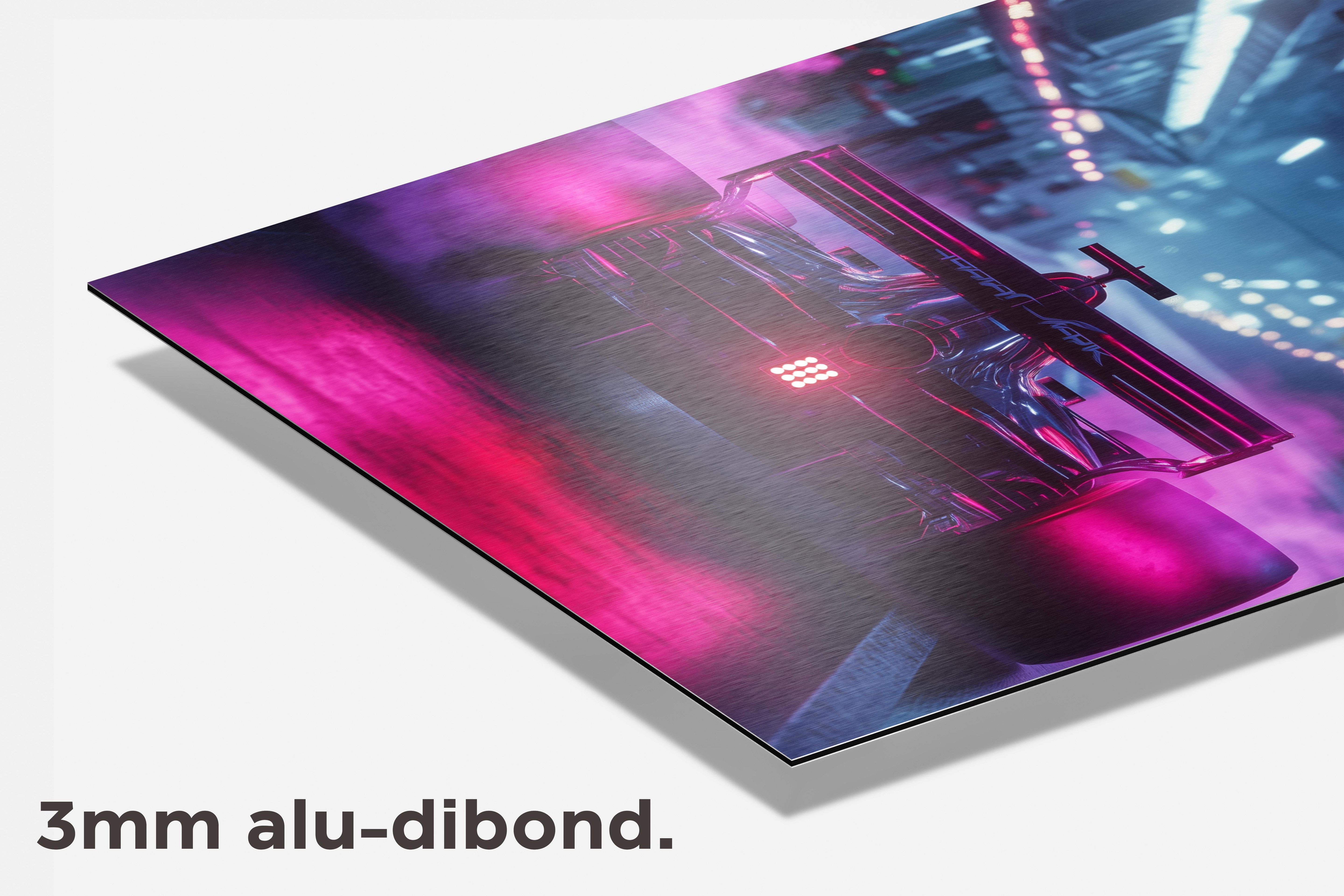 Hasta La Vista dibond detail