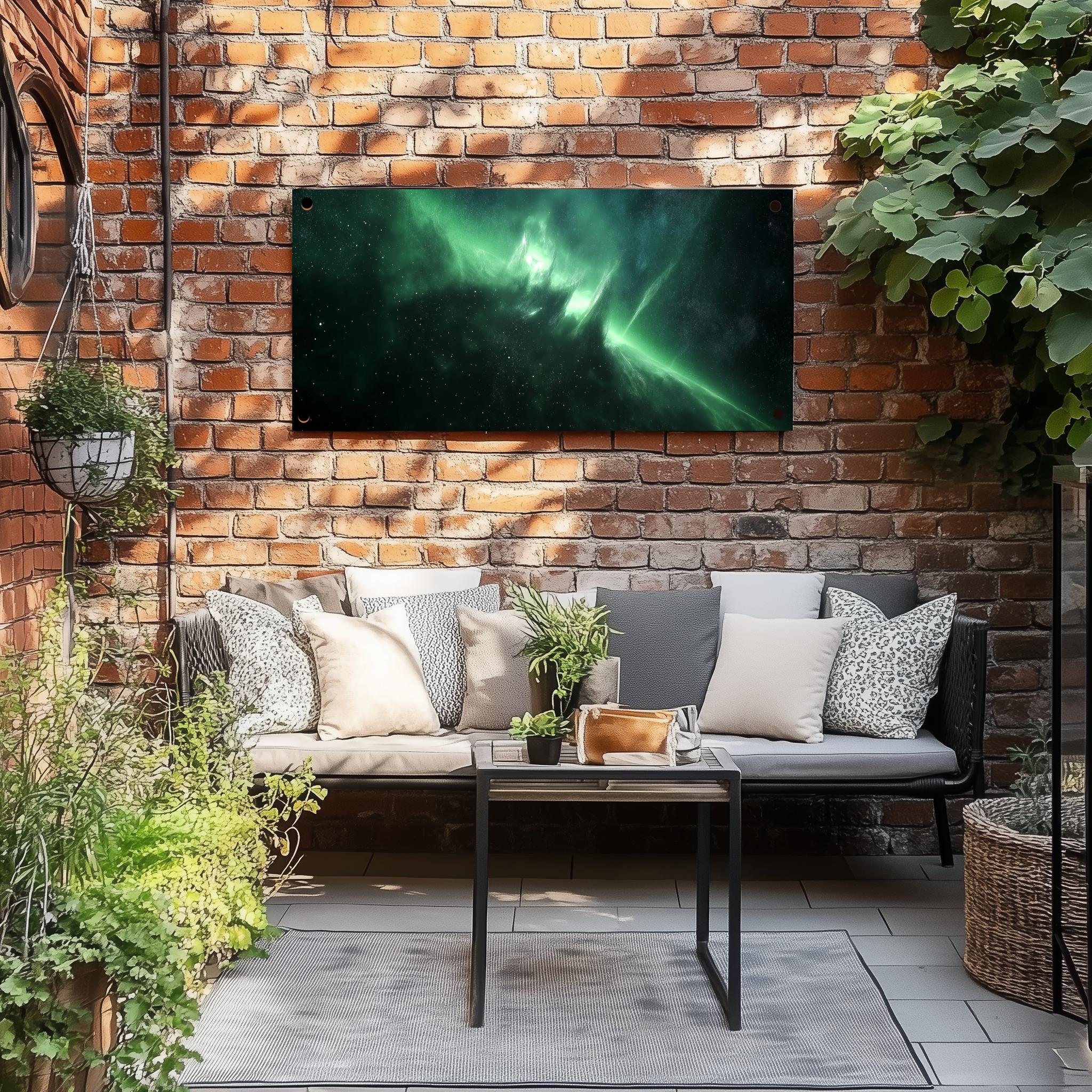 Tuinposter Noorderlicht sfeerbeeld 2