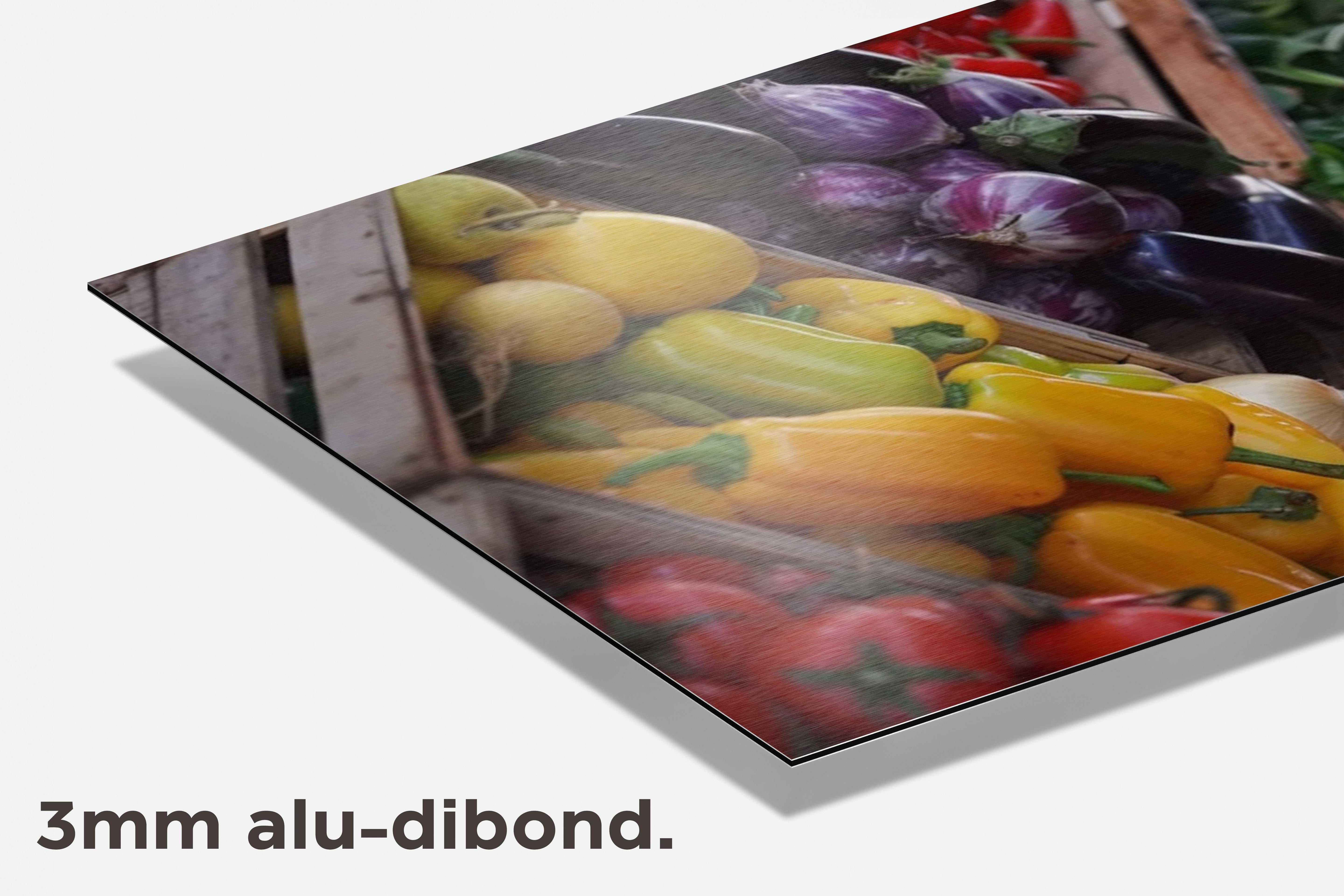 Boerenmarkt dibond detail