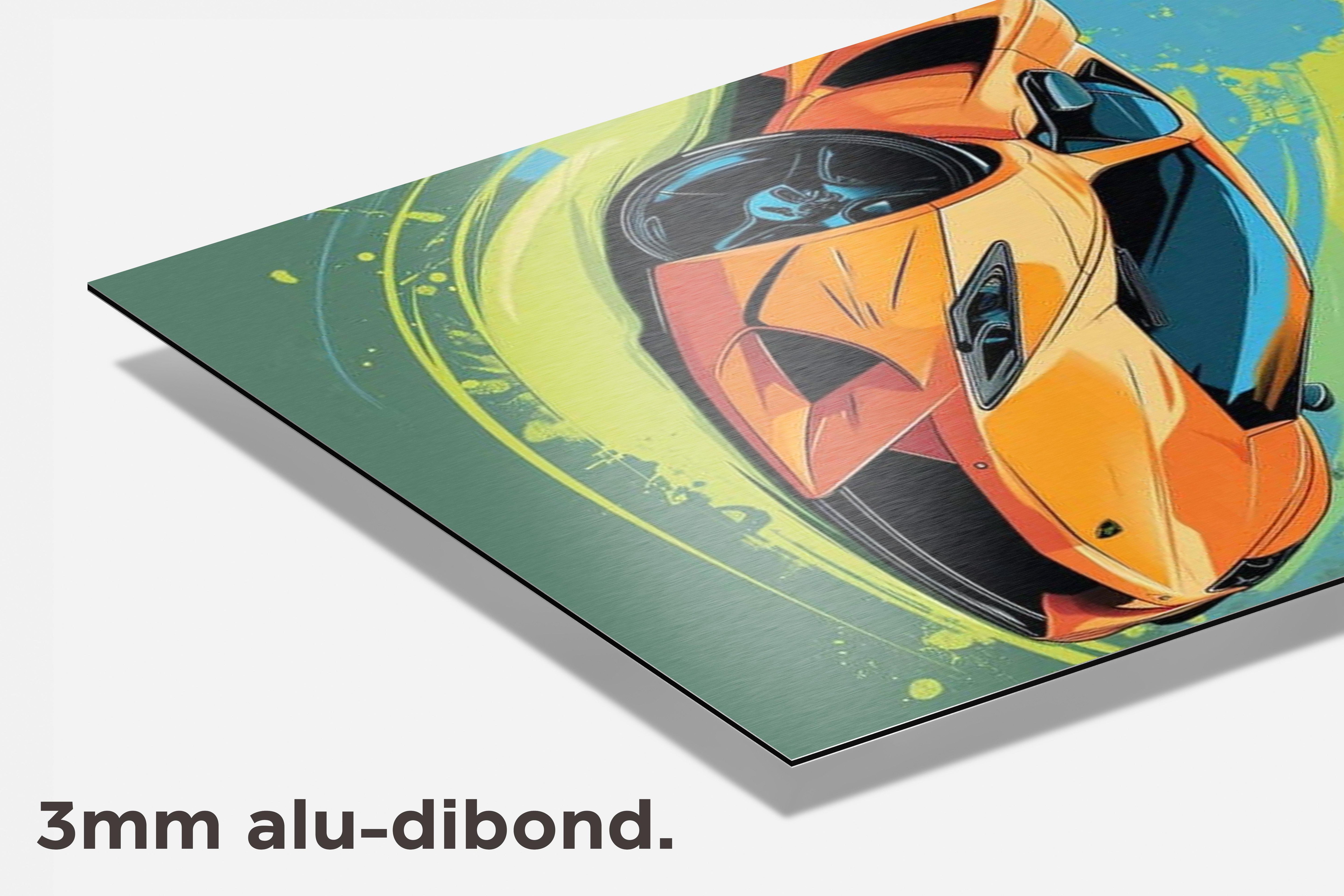 Ferrari dibond detail