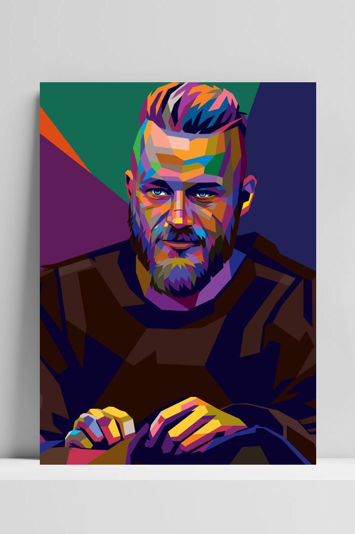 Ragnar  Pop op 3mm aluminium dibond
