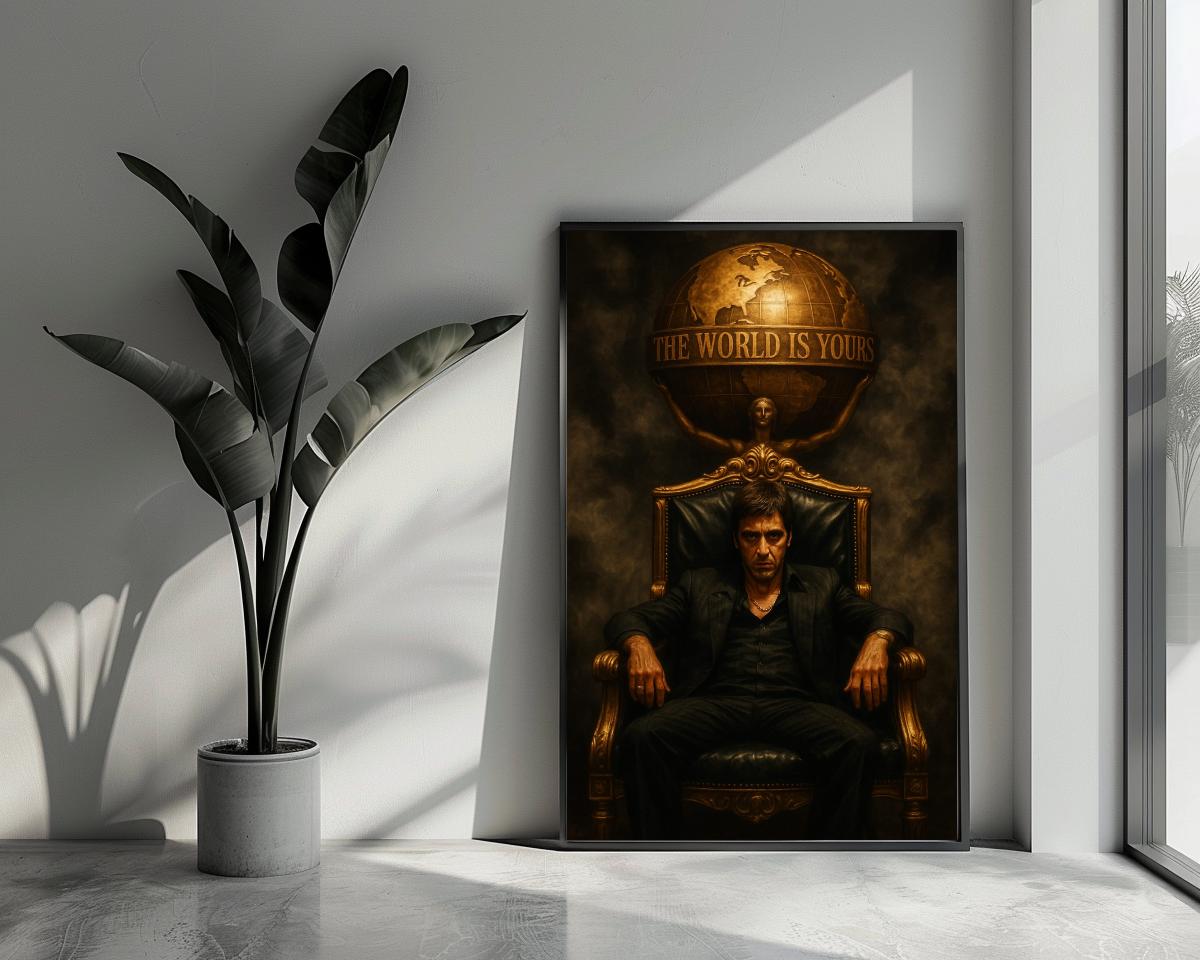 Al Pacino Scarface Tony Montana Text poster van 25 Artstreet