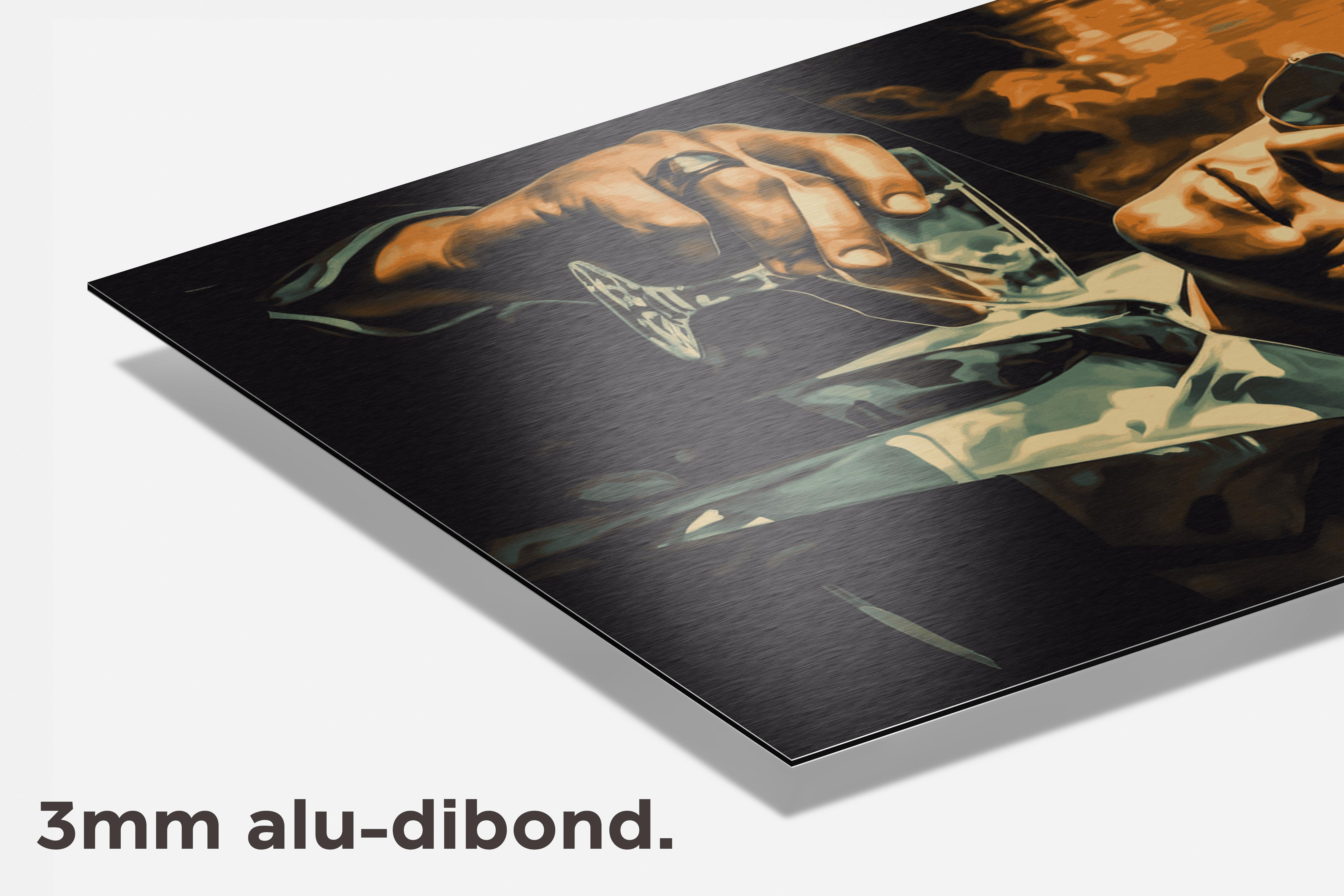 Leonardo DiCaprio Poster dibond detail