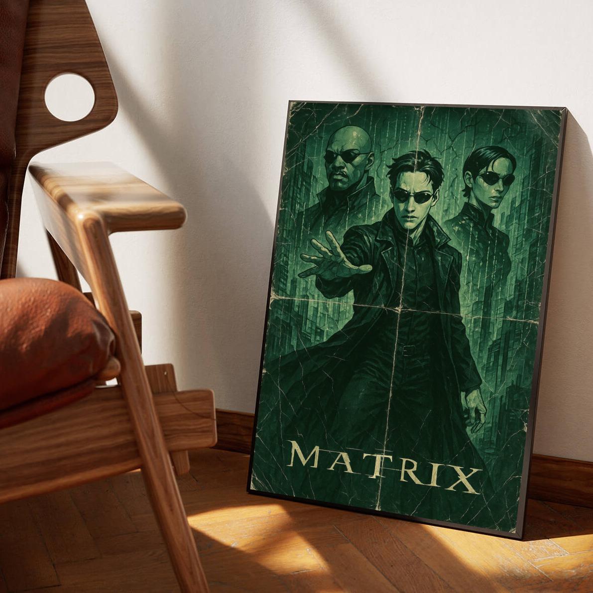 Matrix Cartoon Text poster sfeerbeeld 1