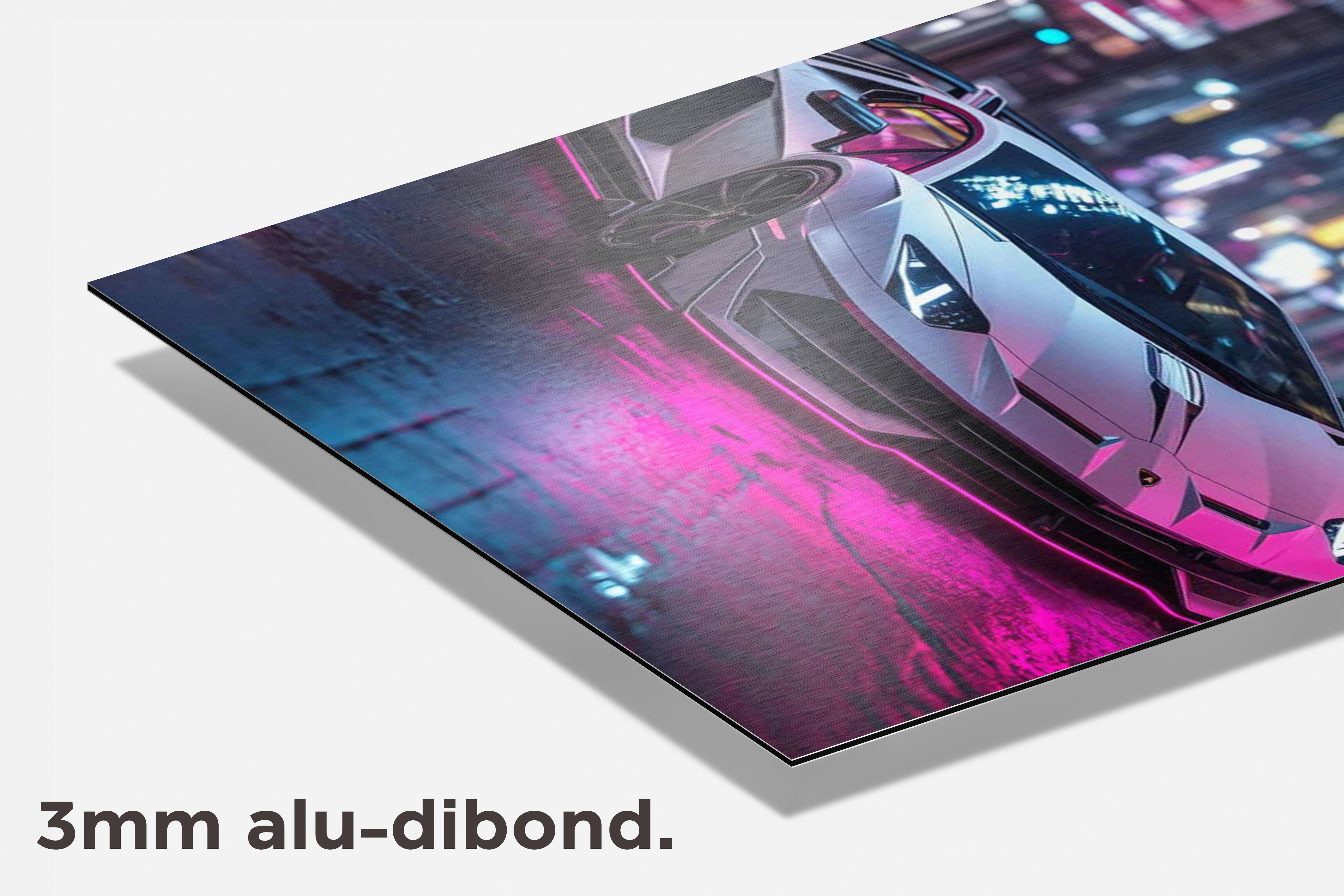 Lamborghini Stad dibond detail