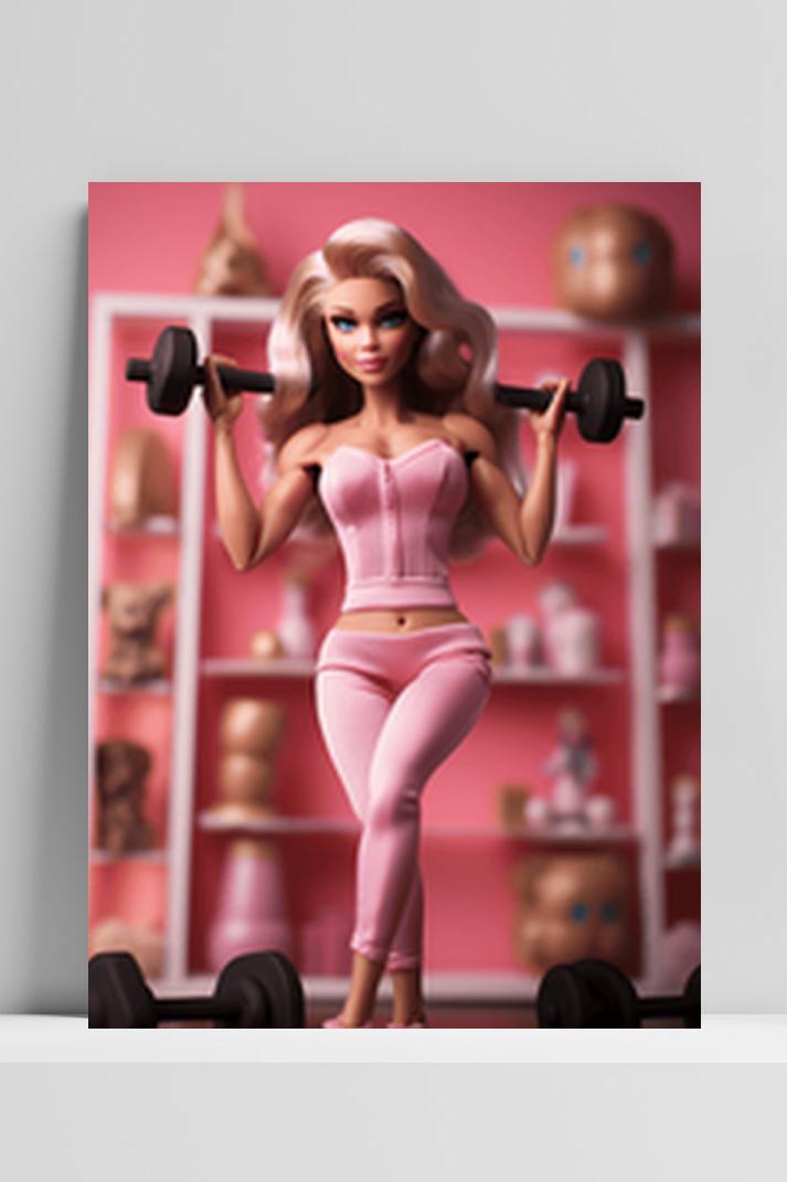 Pop Fitness op 3mm aluminium dibond