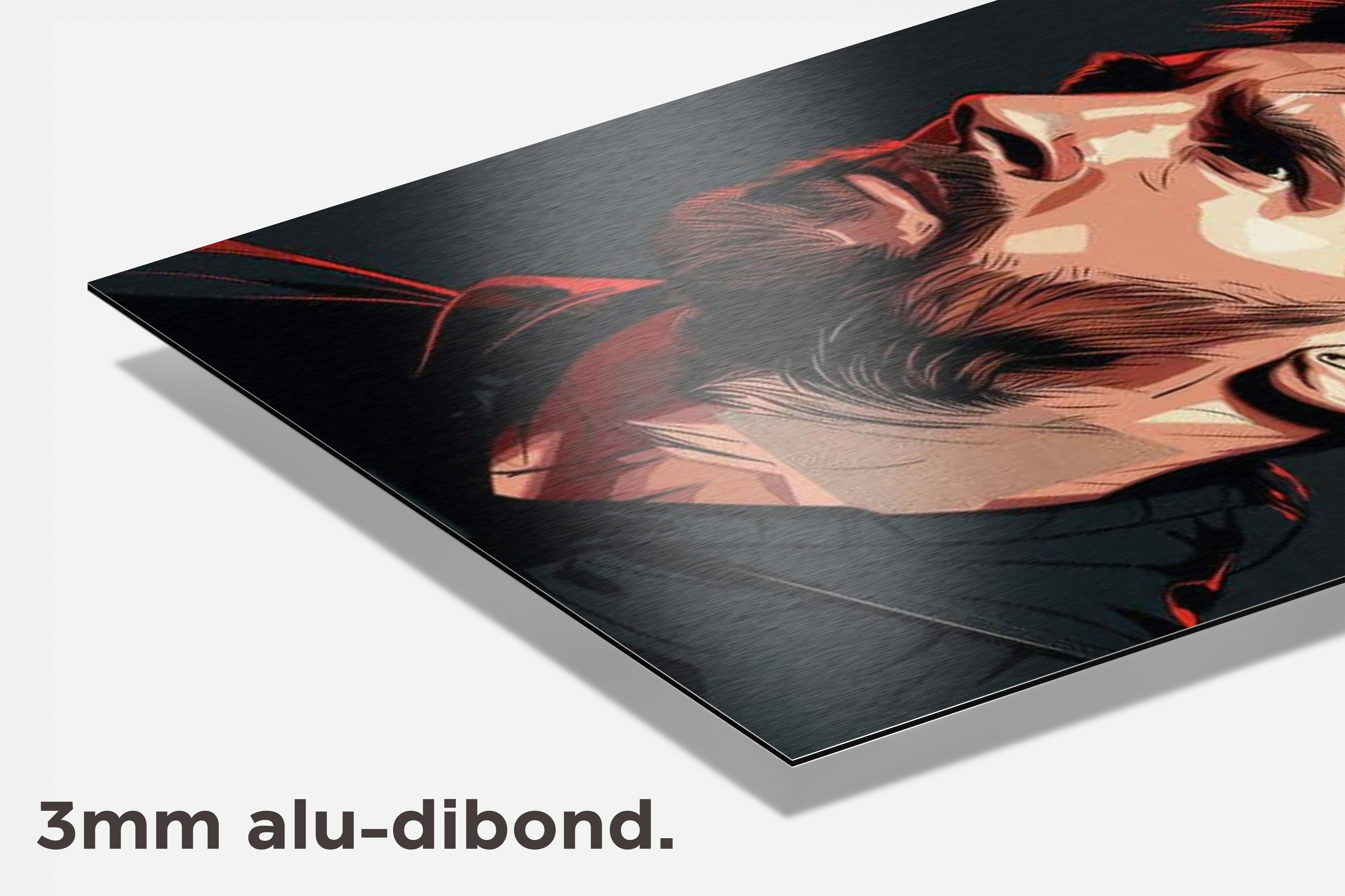 Lionel Messi Pop Art dibond detail