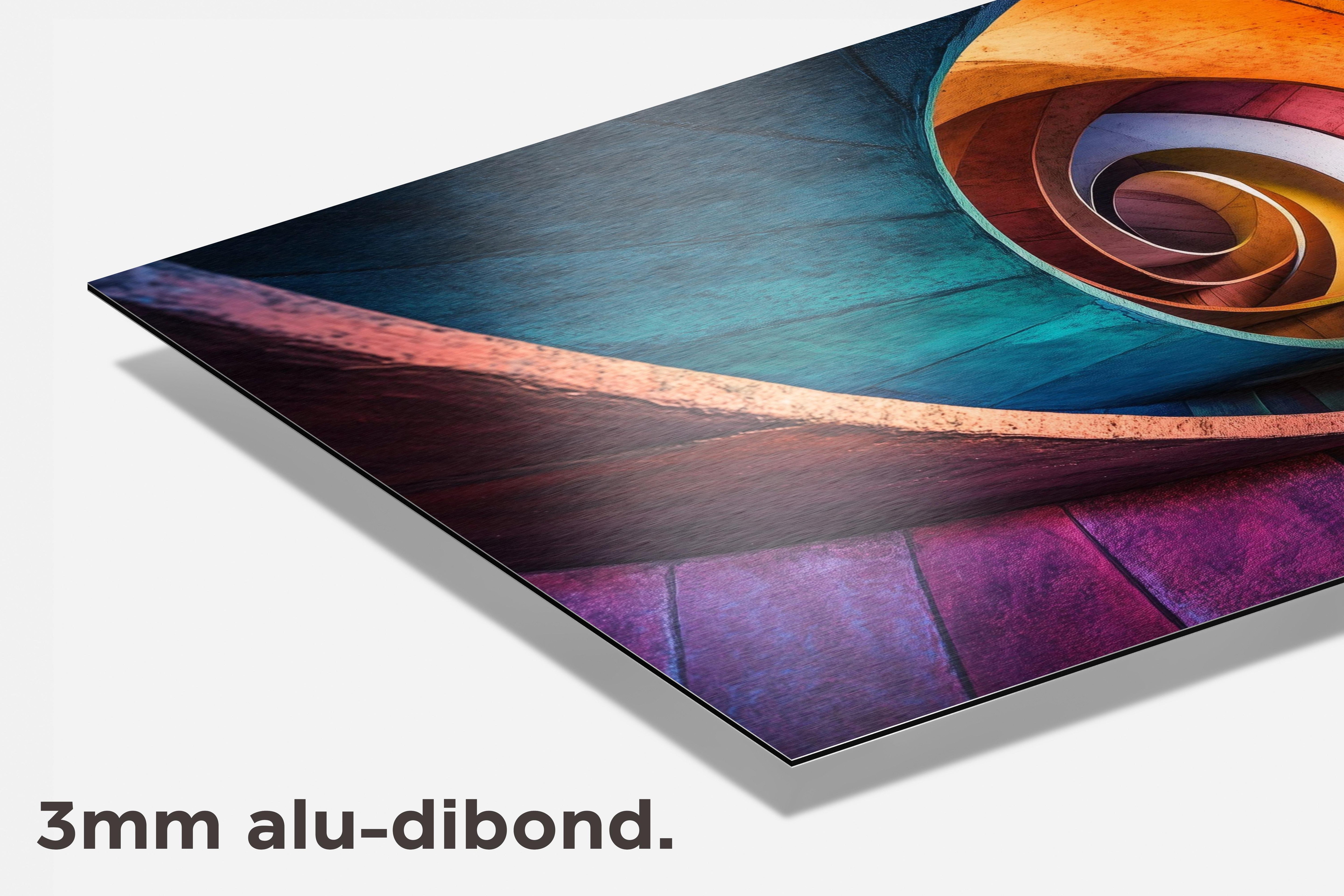 Bloemen Trappen dibond detail