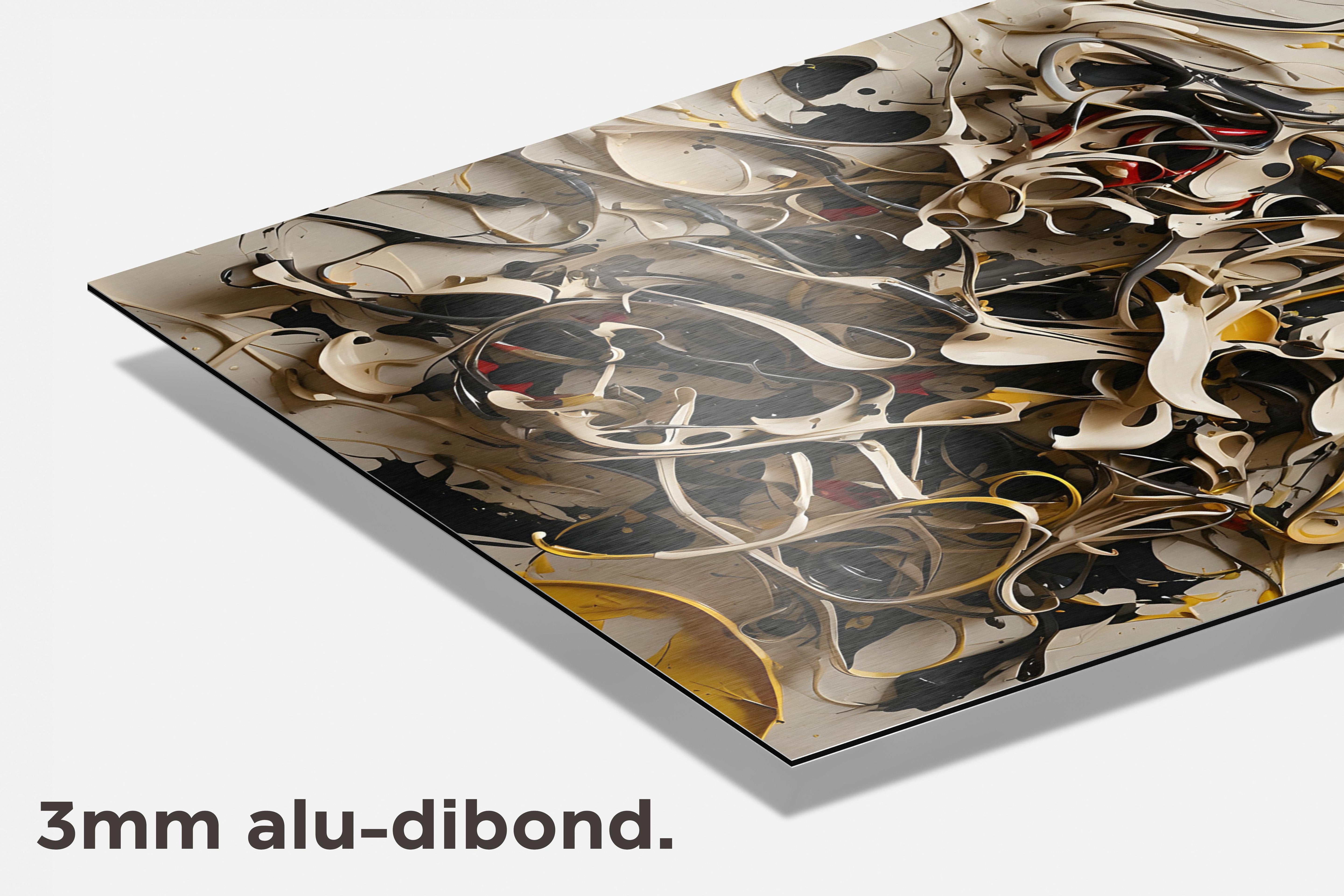Verf Abstract dibond detail