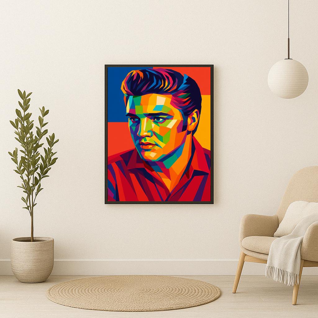 Elvis Presley Pop Art poster sfeerbeeld 2