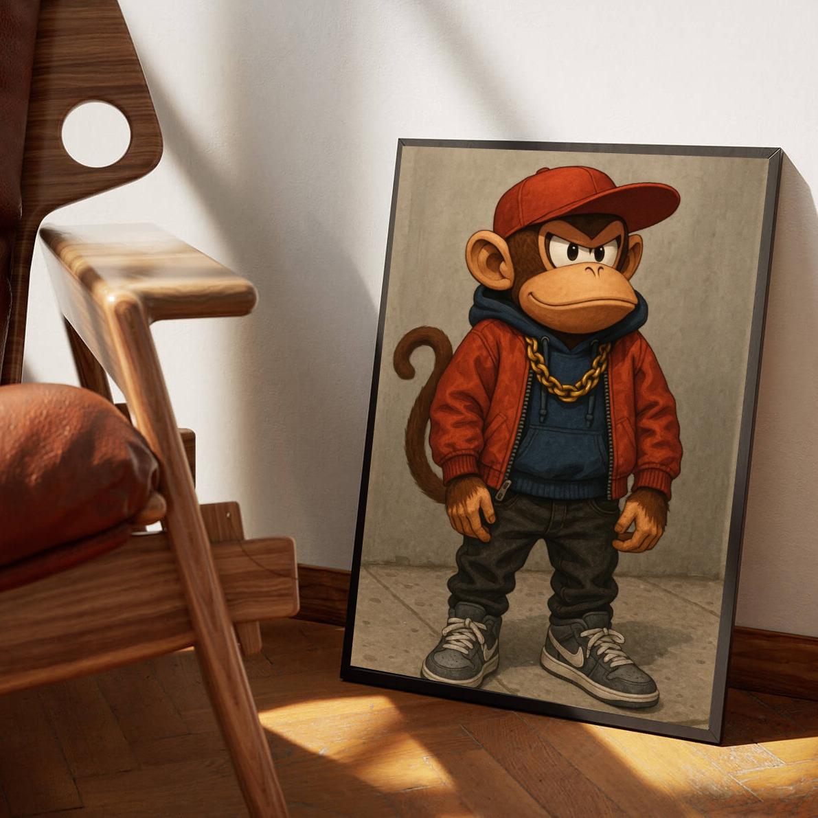 Monkey Hiphop poster sfeerbeeld 3