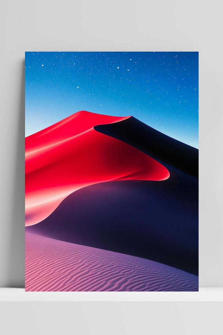 Desert Night op 3mm aluminium dibond