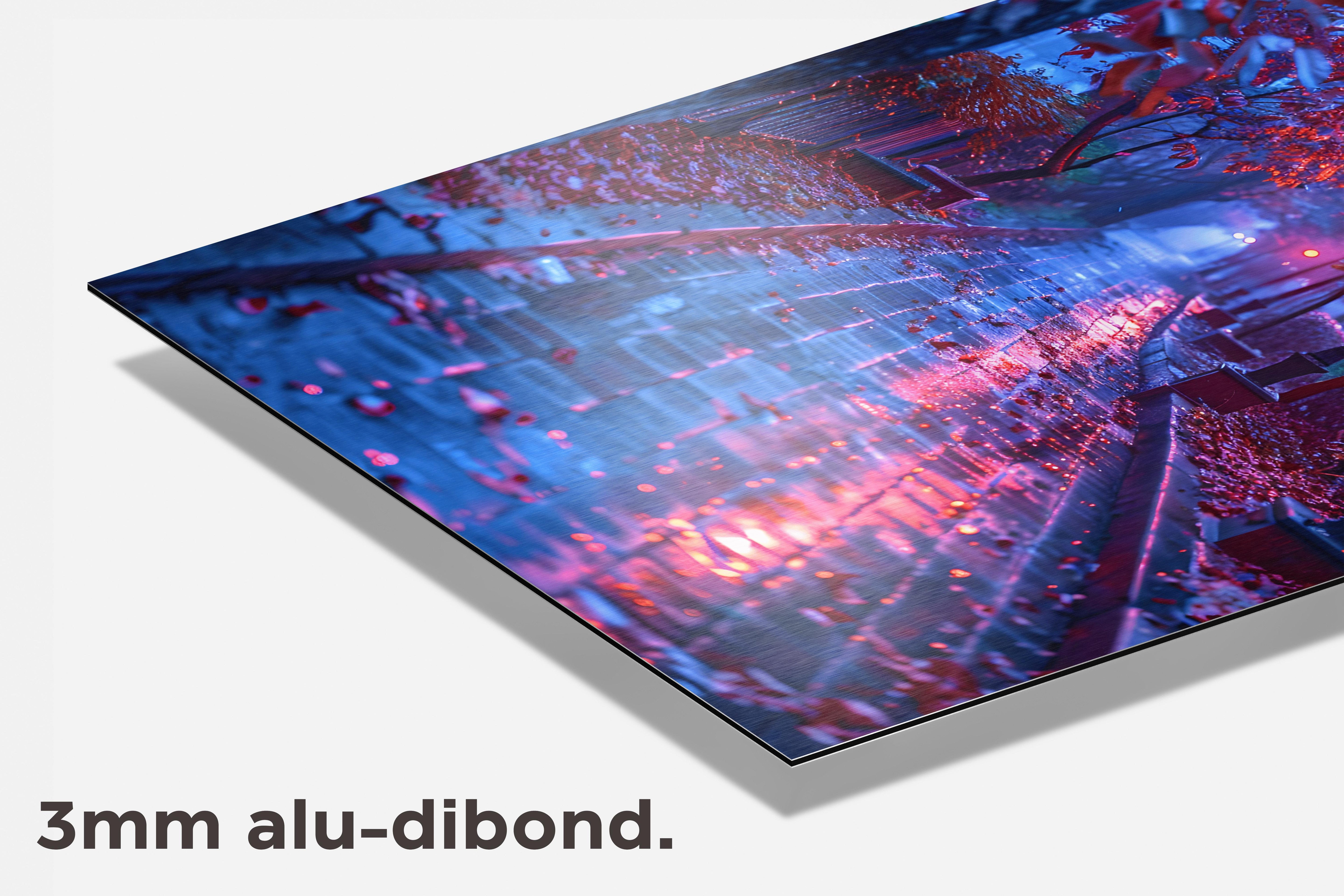 Pad Natuur dibond detail
