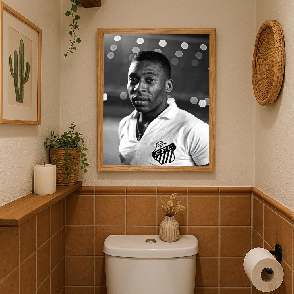Pelé B&W poster sfeerbeeld 3