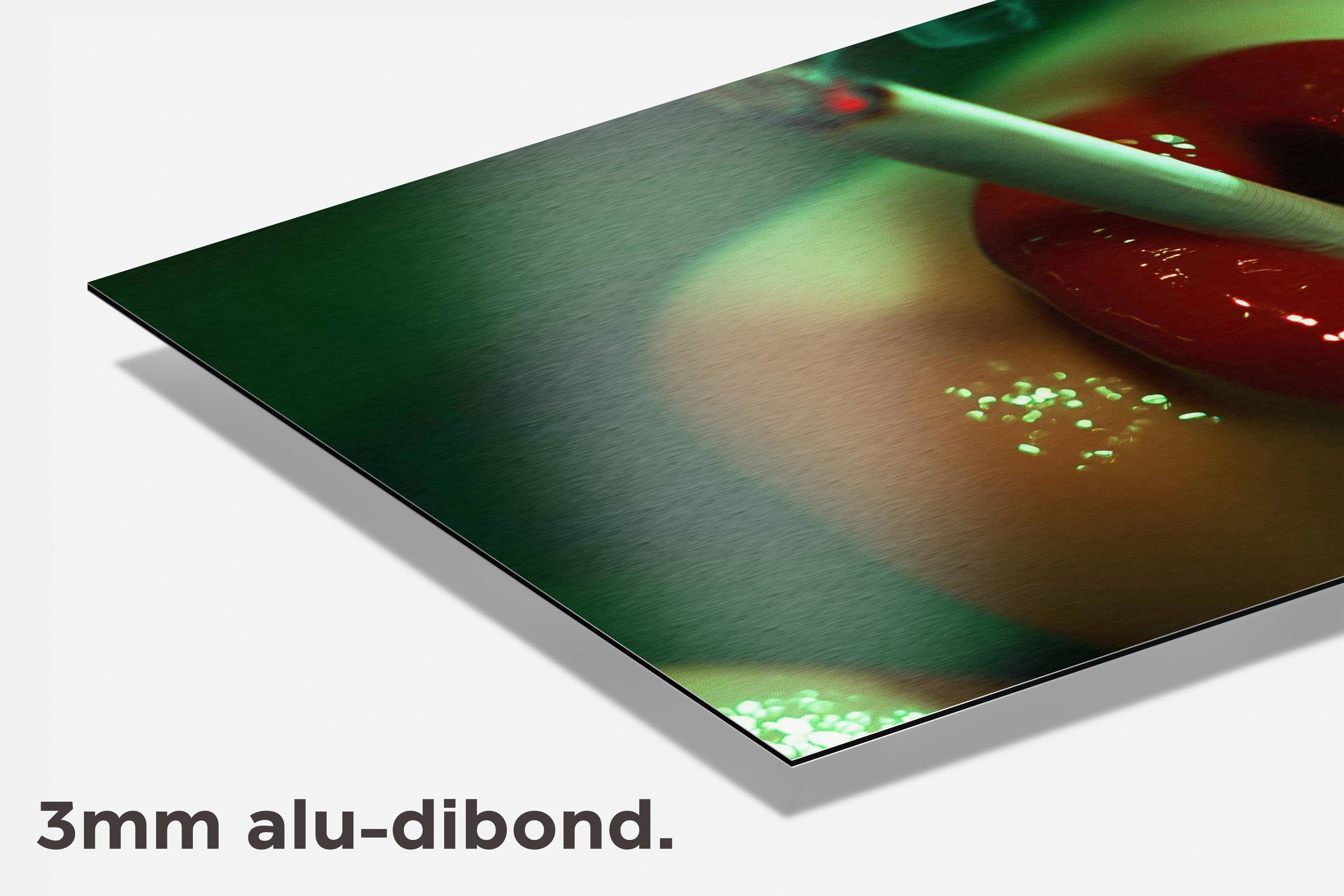 Lippen Sigaret dibond detail