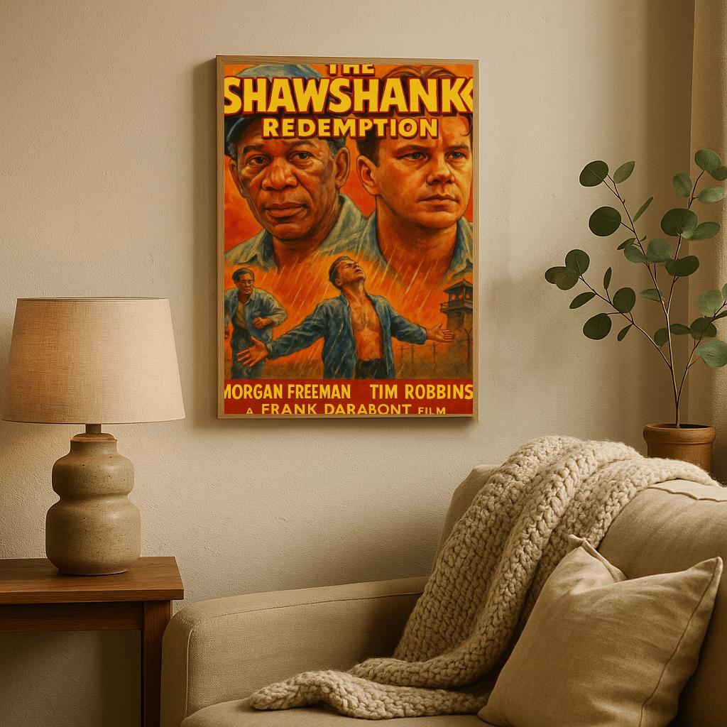 The Shawshank Redemption Art Text poster sfeerbeeld 2
