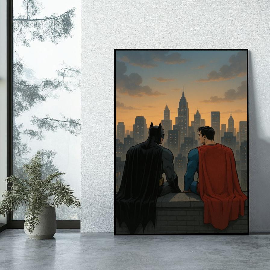 Batman Superman poster sfeerbeeld 1