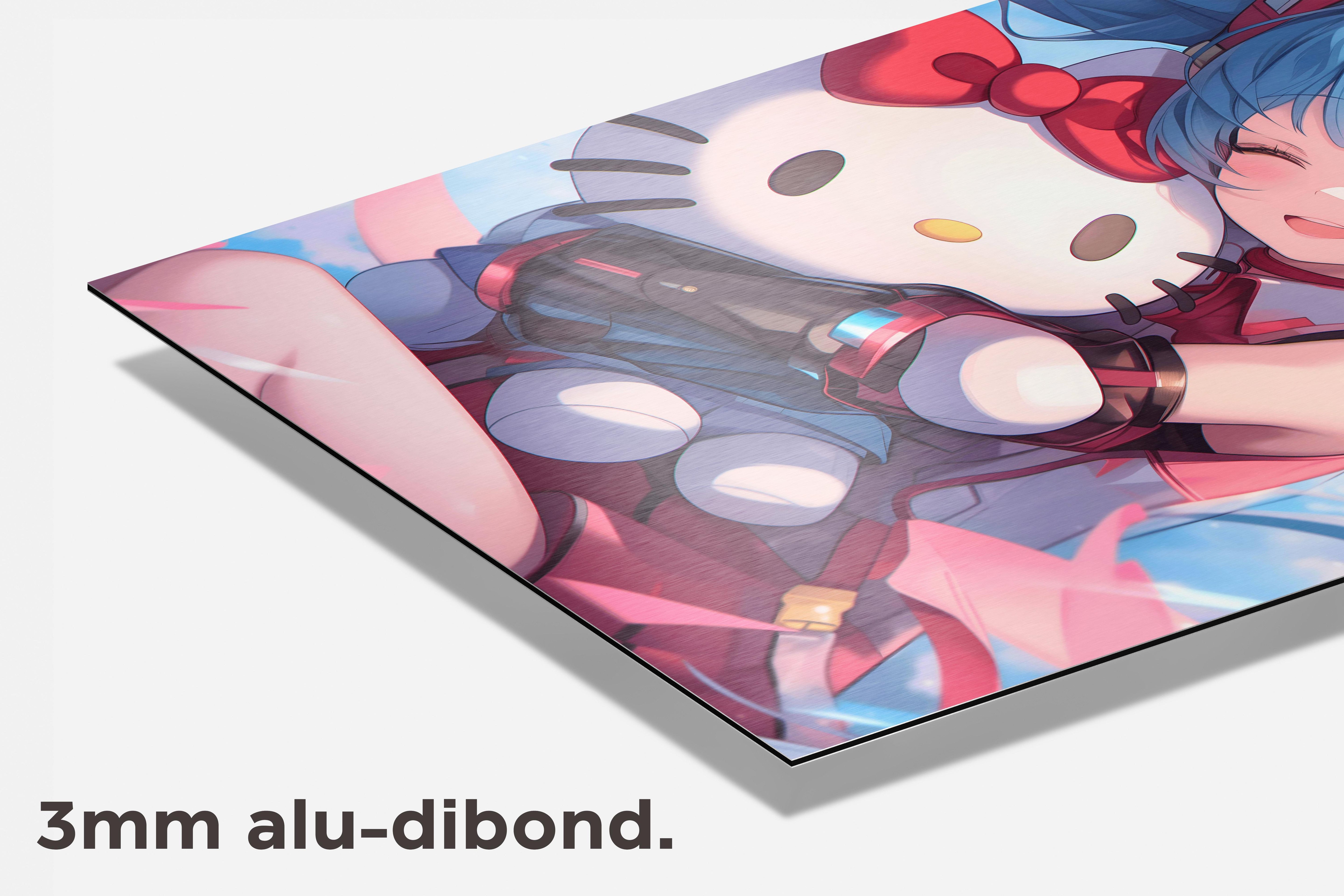 Hello Kitty dibond detail
