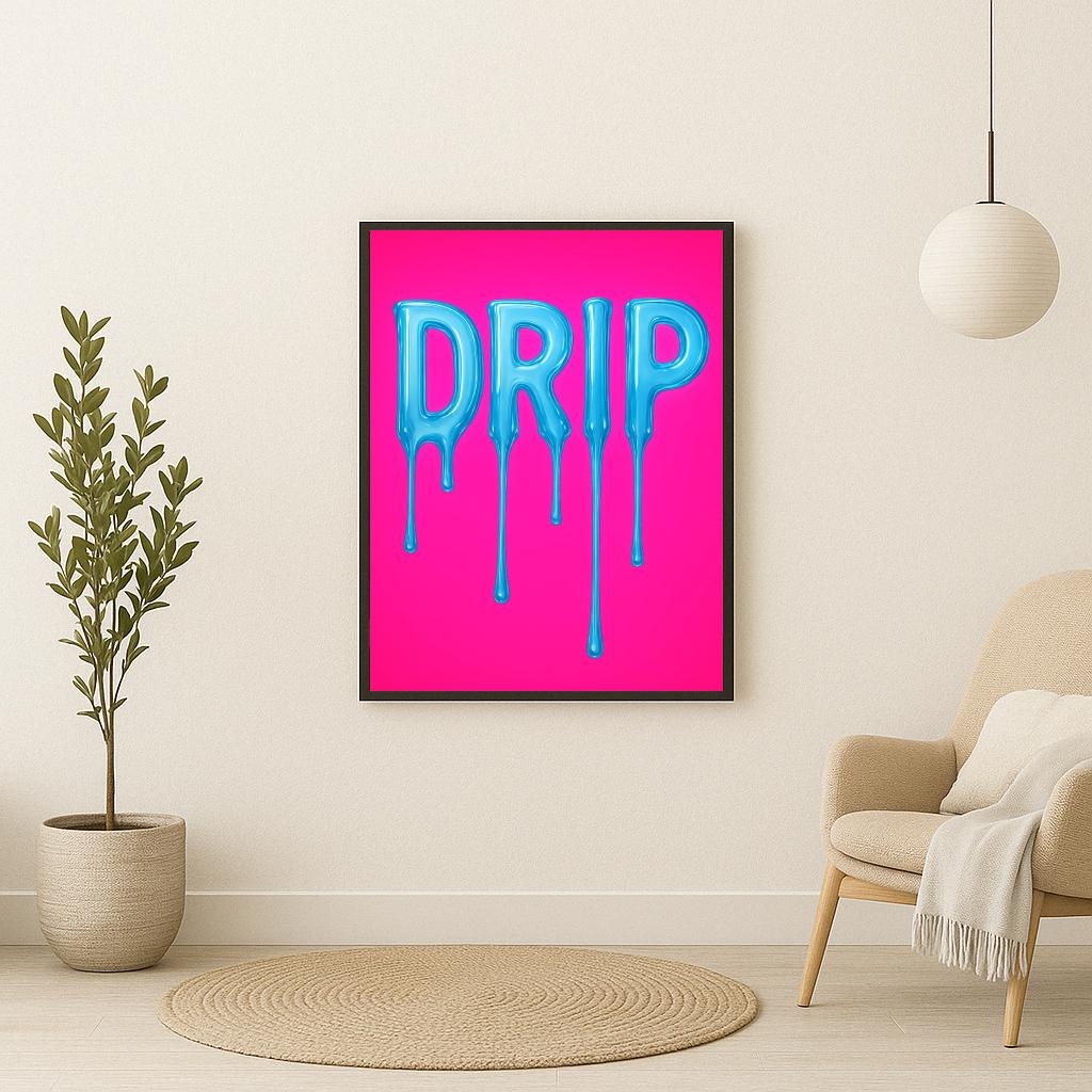 Drip Text poster sfeerbeeld 2
