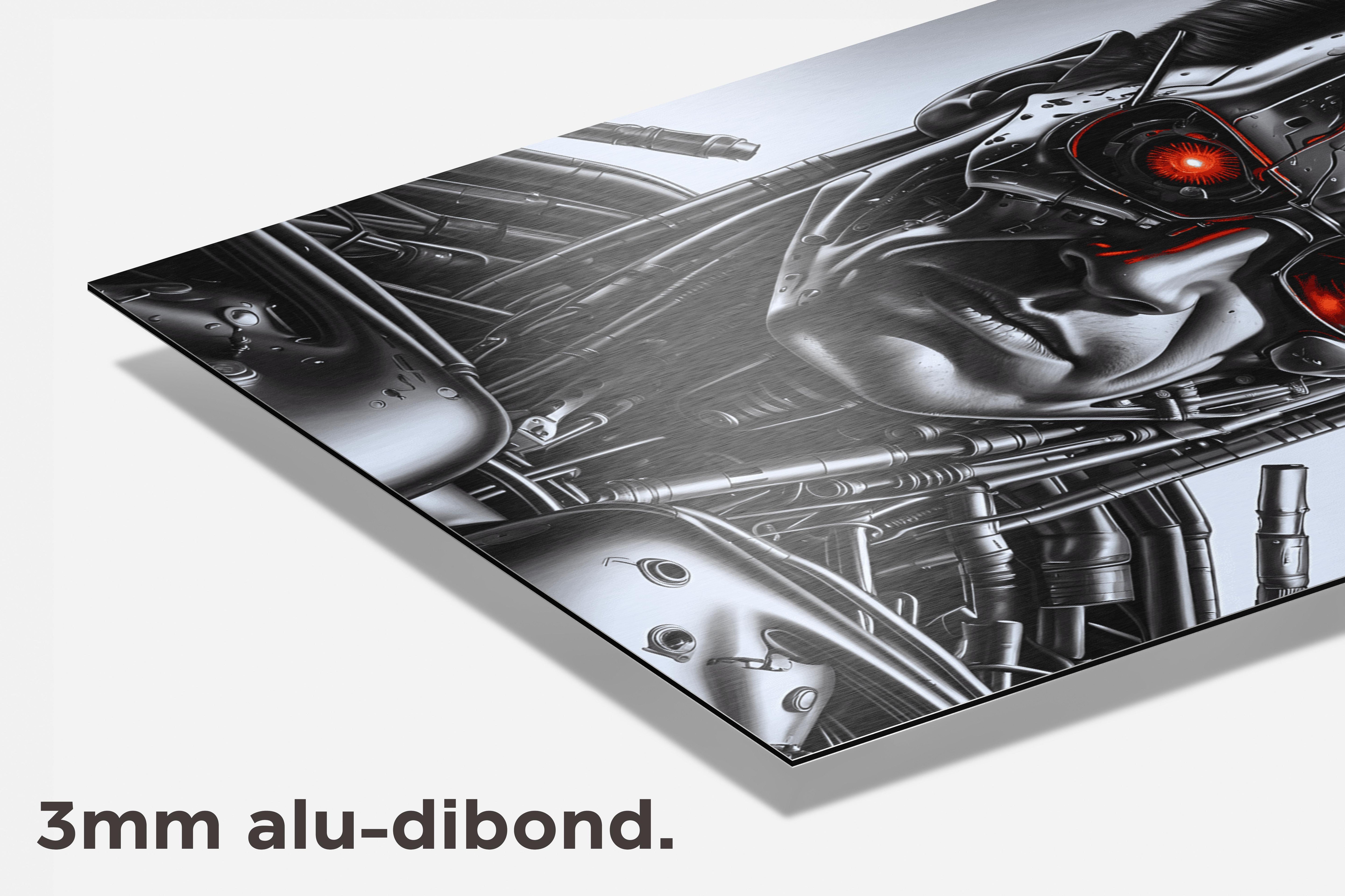 Terminator Robot dibond detail