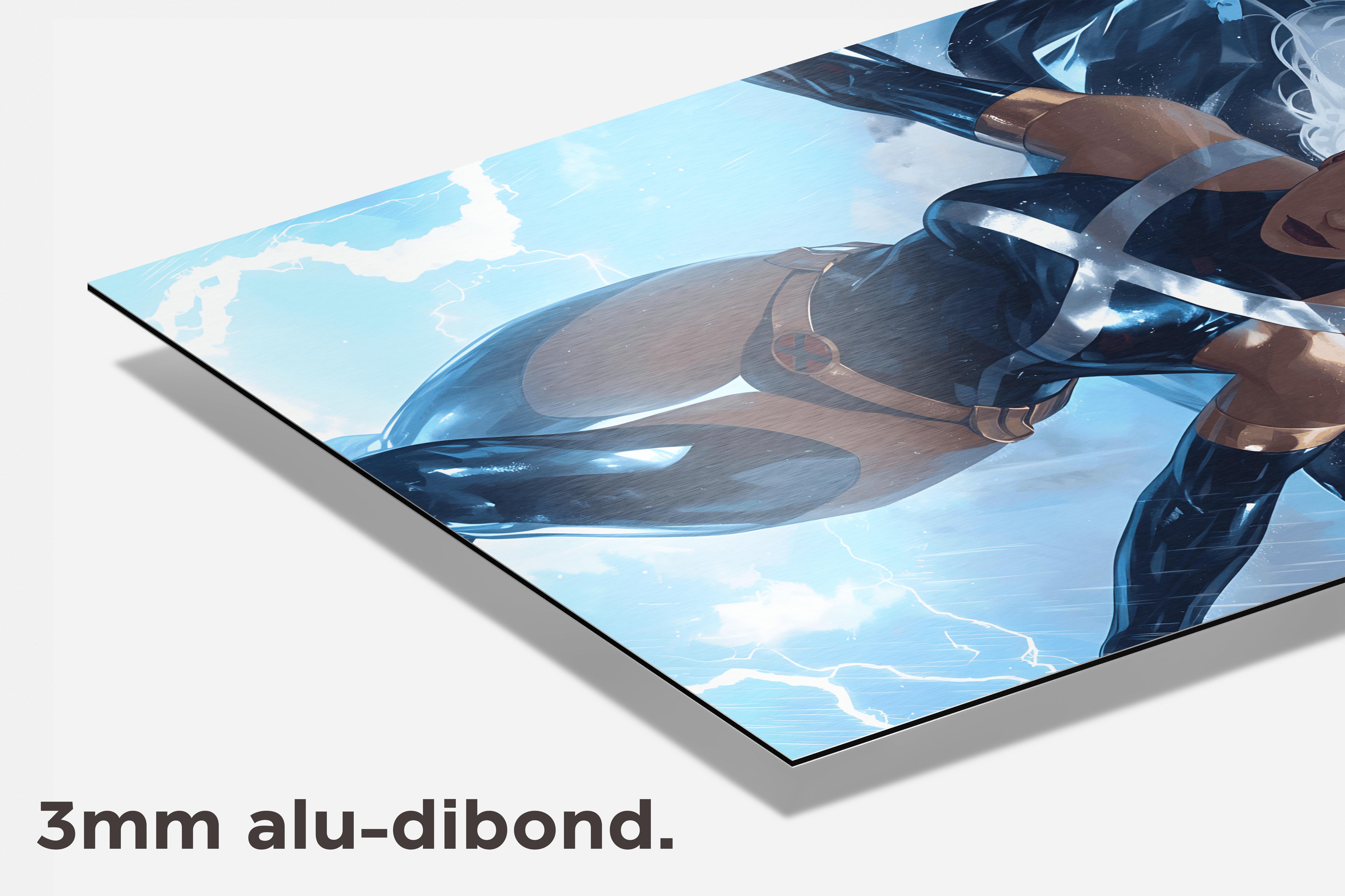 X-Men Storm dibond detail