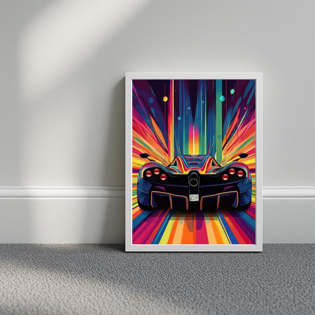 Sports Car Rear poster sfeerbeeld 3