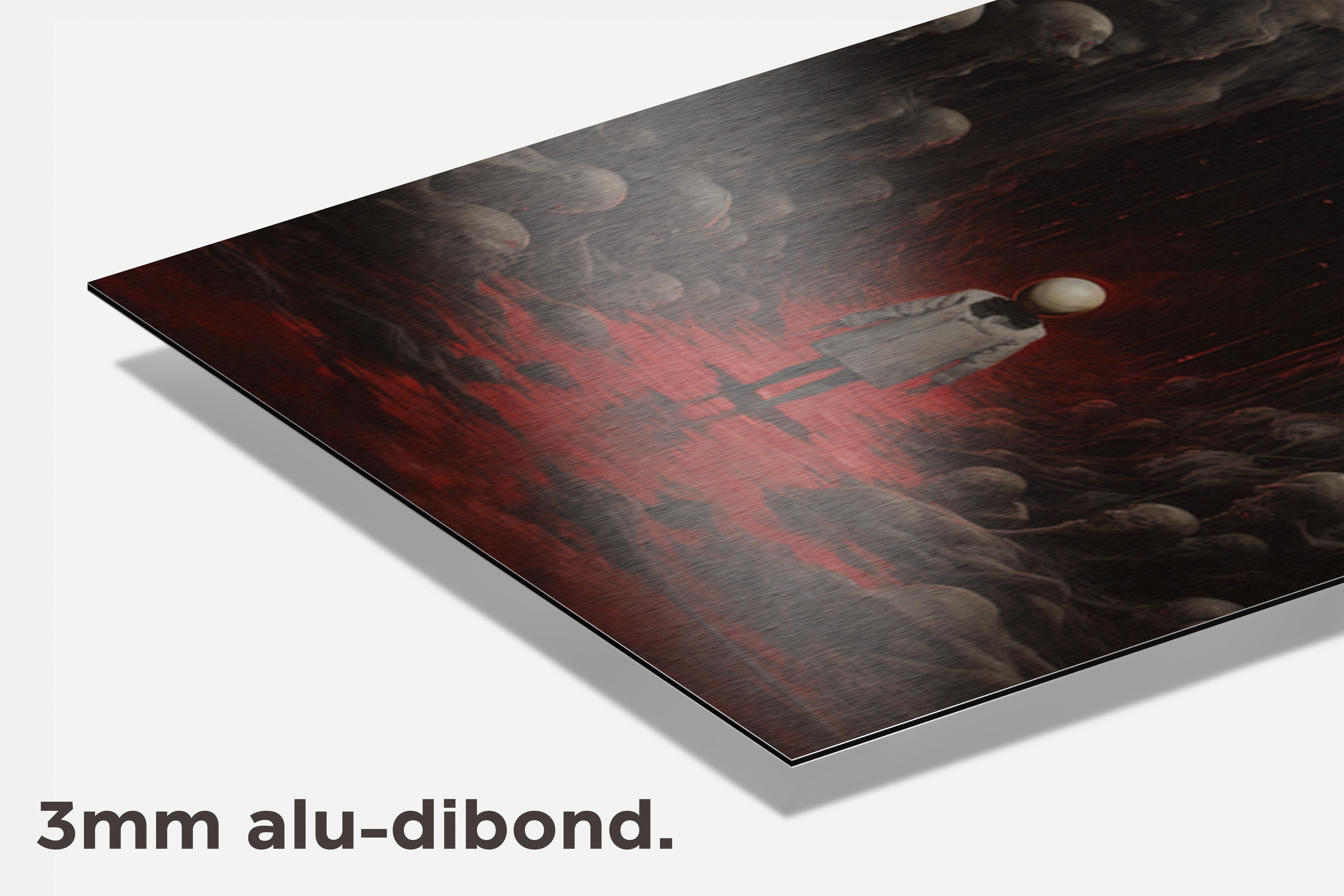 Halloween Sfeer dibond detail