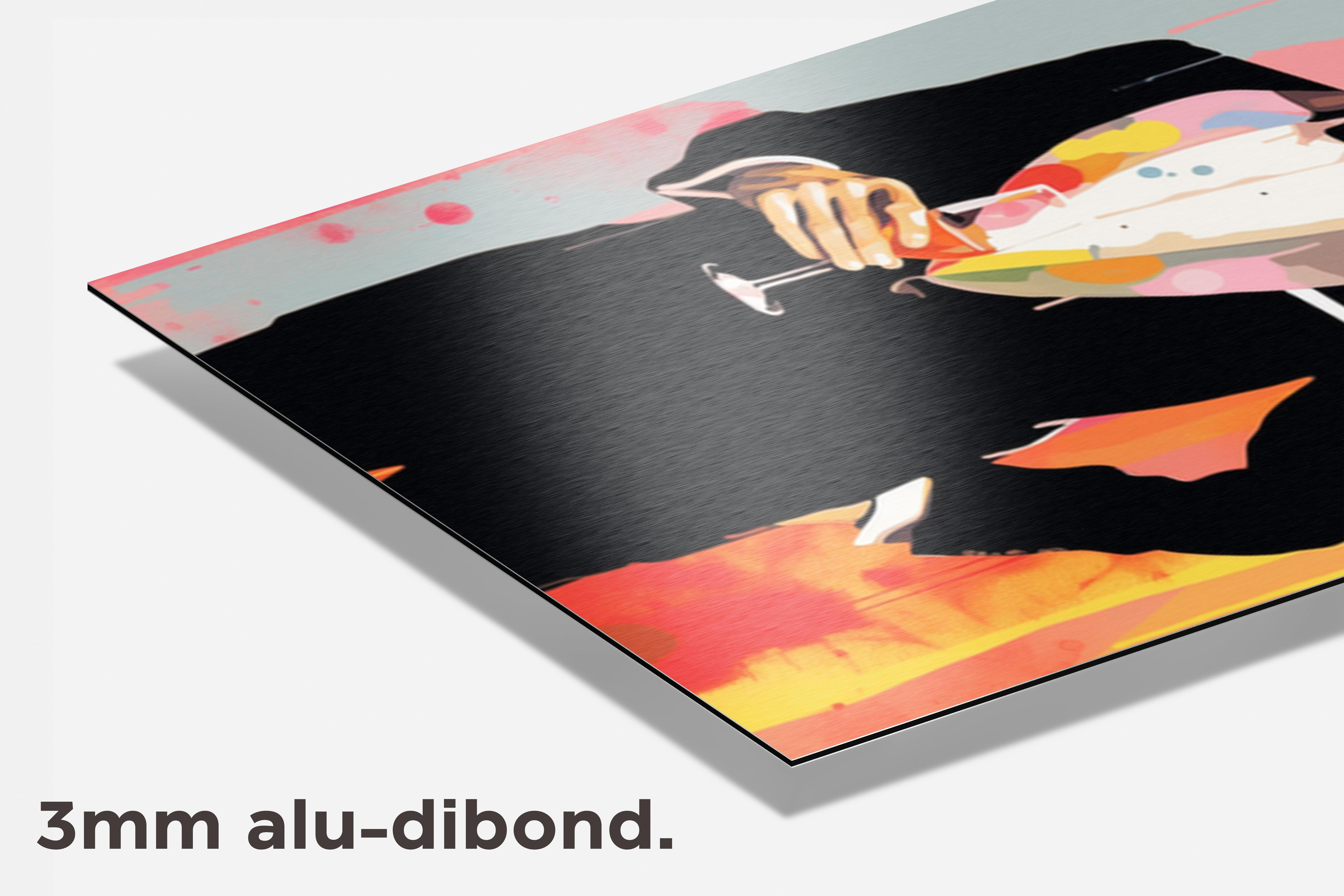 James Bond Warhole dibond detail
