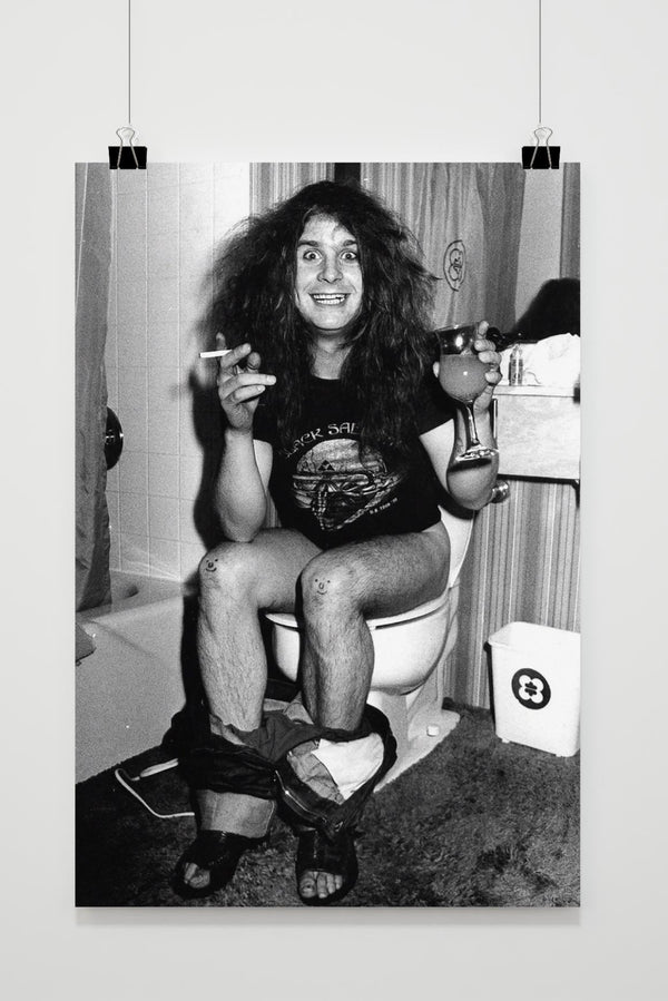 Ozzy Osbourne Black &amp; White poster
