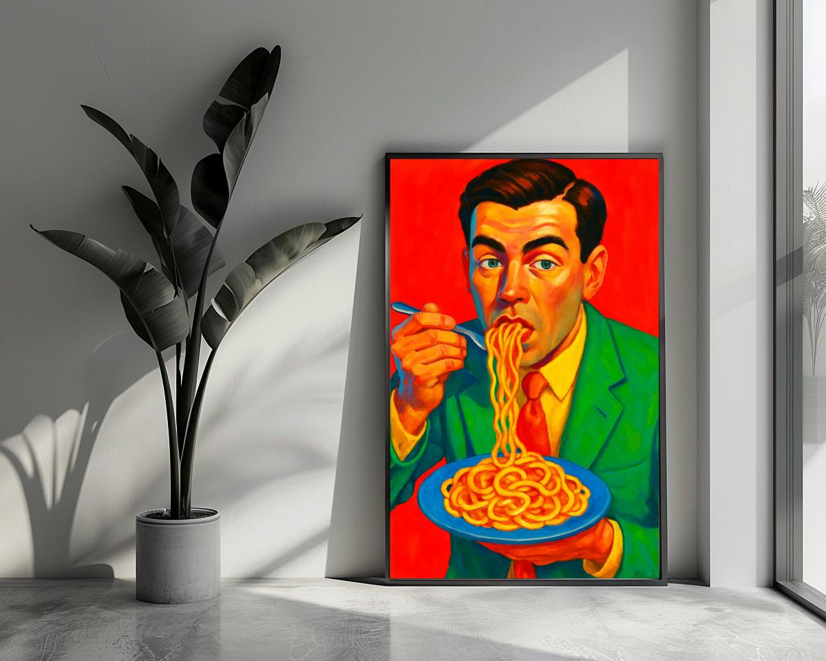 Man Noodles poster van 25 Artstreet