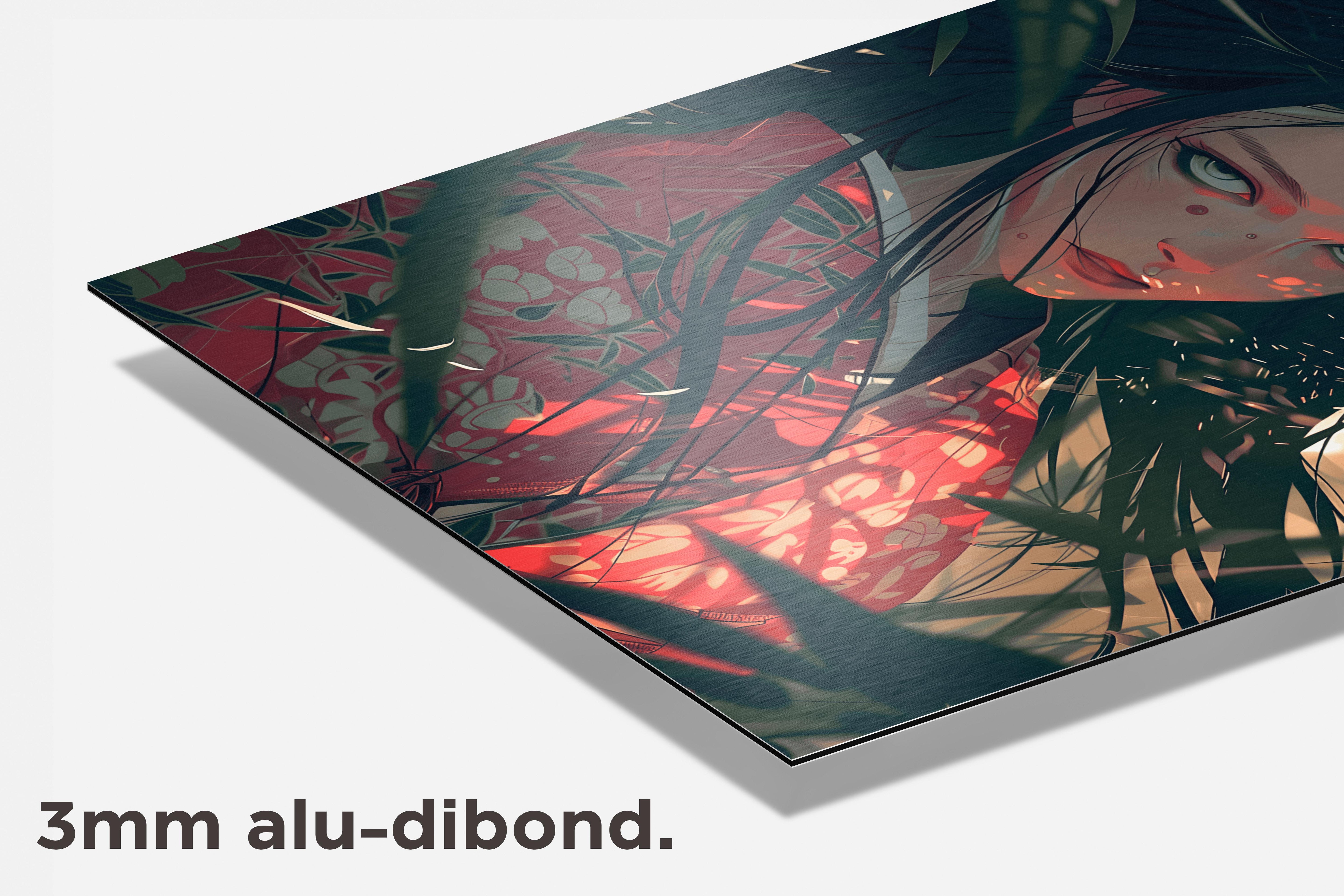 Oostersportret dibond detail