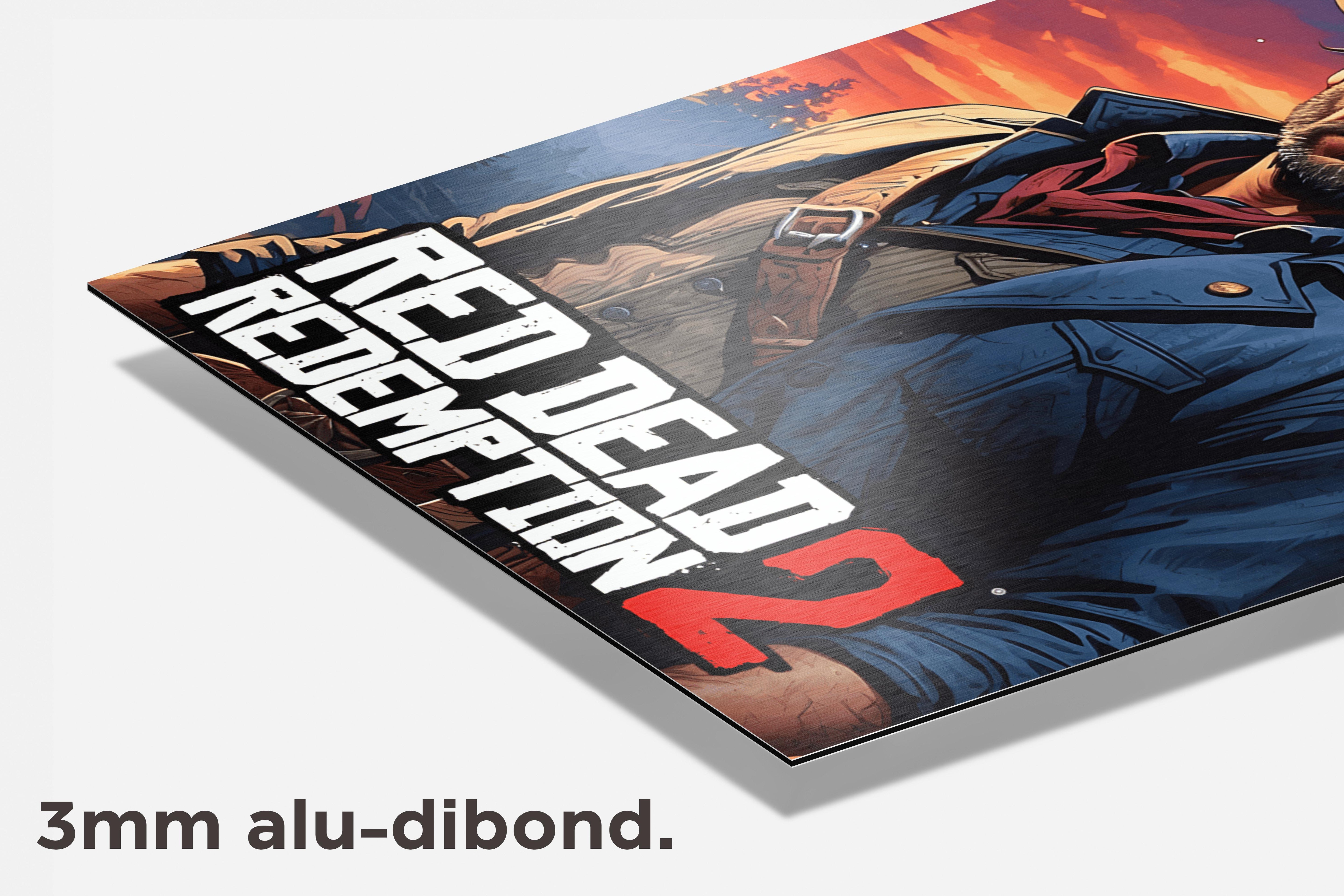 Red Dead Redemption 2 dibond detail