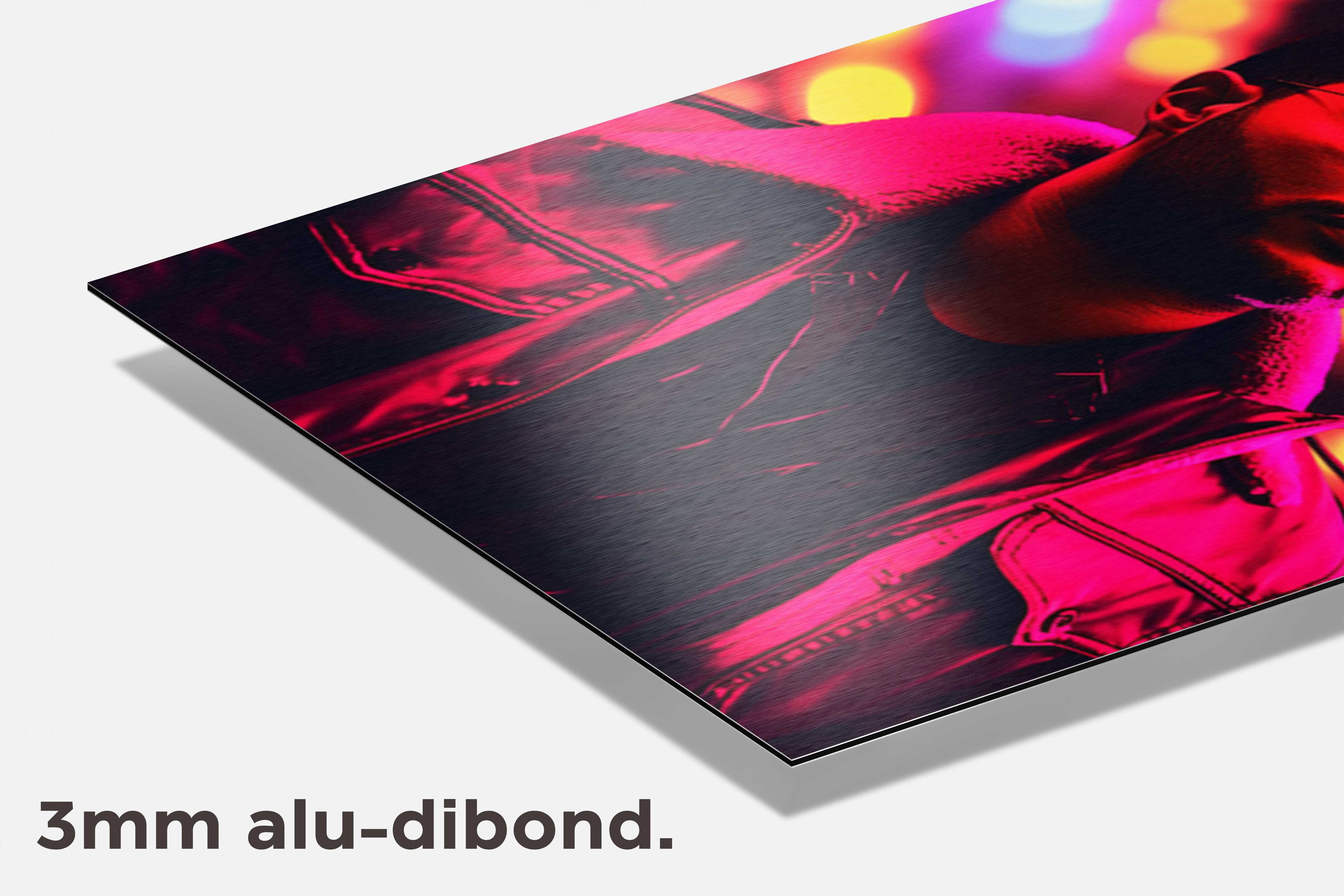 The Weeknd Pop dibond detail