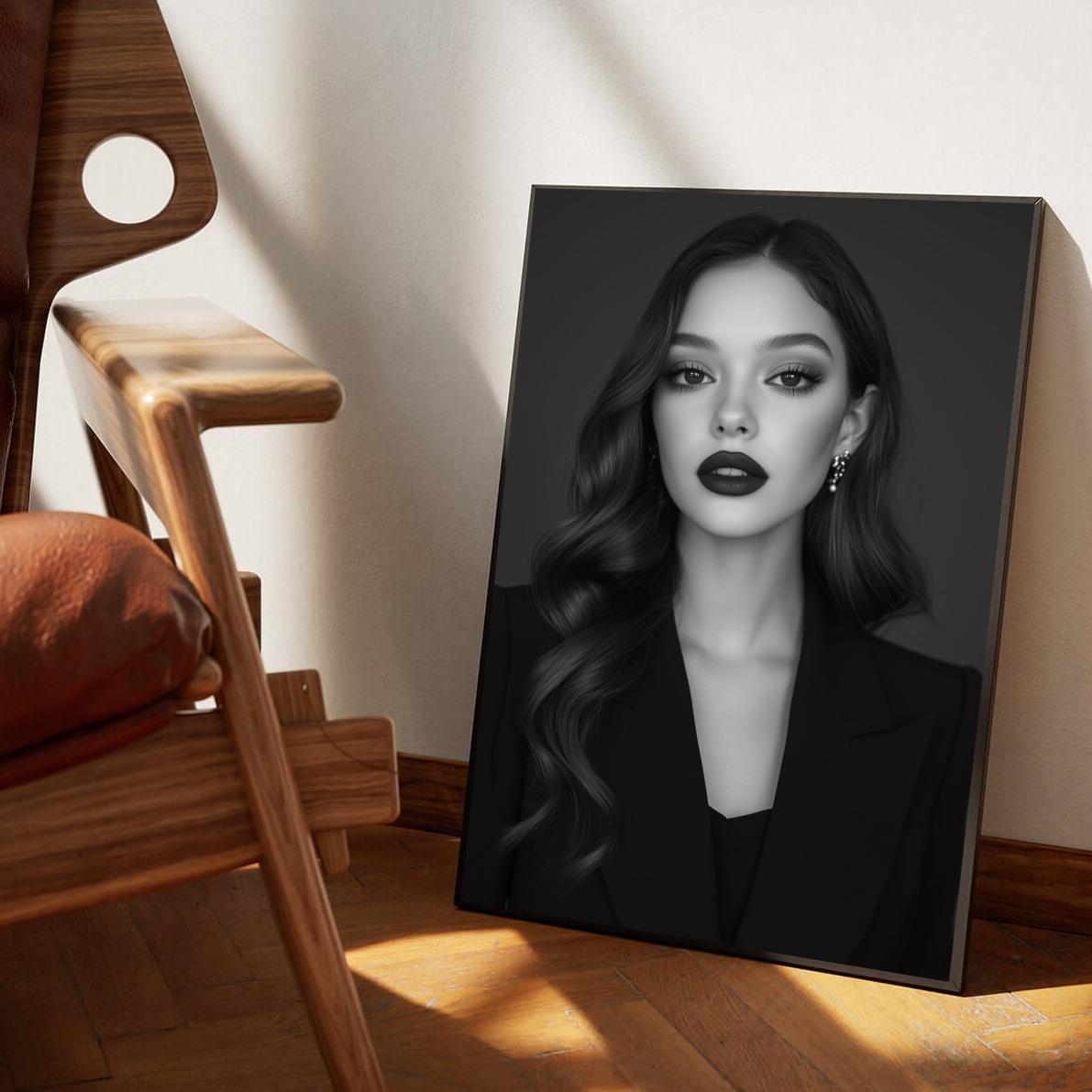 Olivia Rodrigo B&W poster sfeerbeeld 1