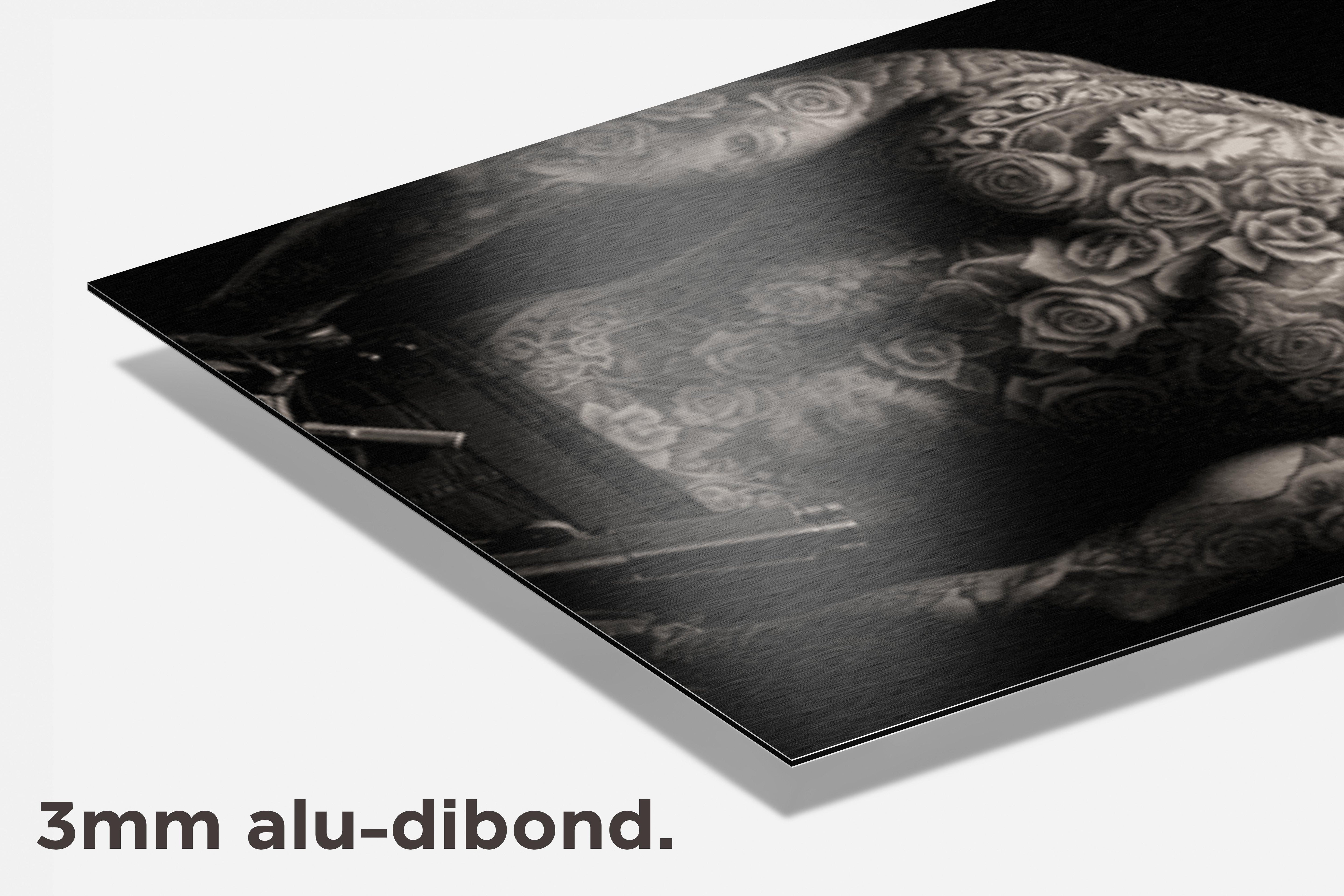 Tattoo Model Rug dibond detail