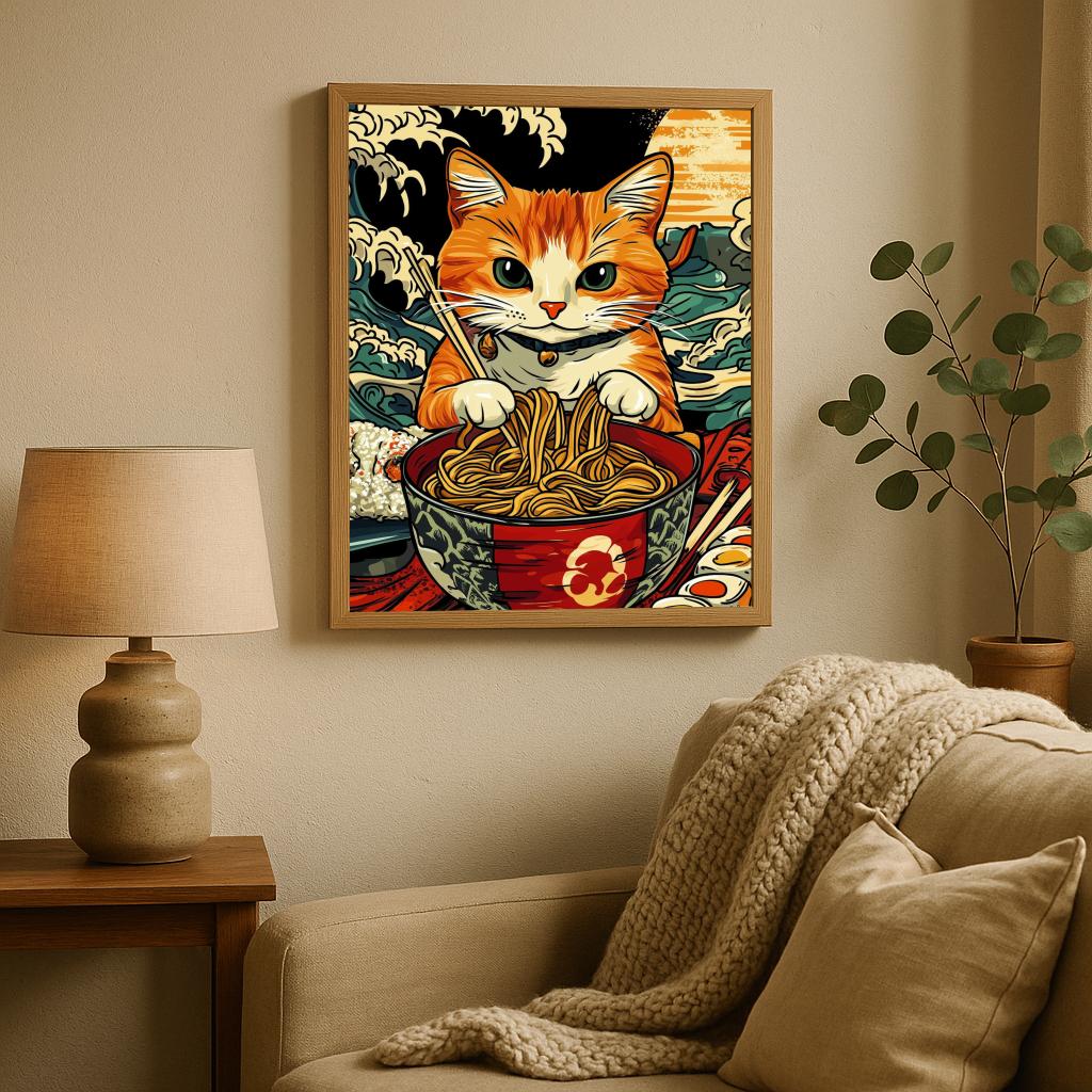 Cat Ramen poster sfeerbeeld 2